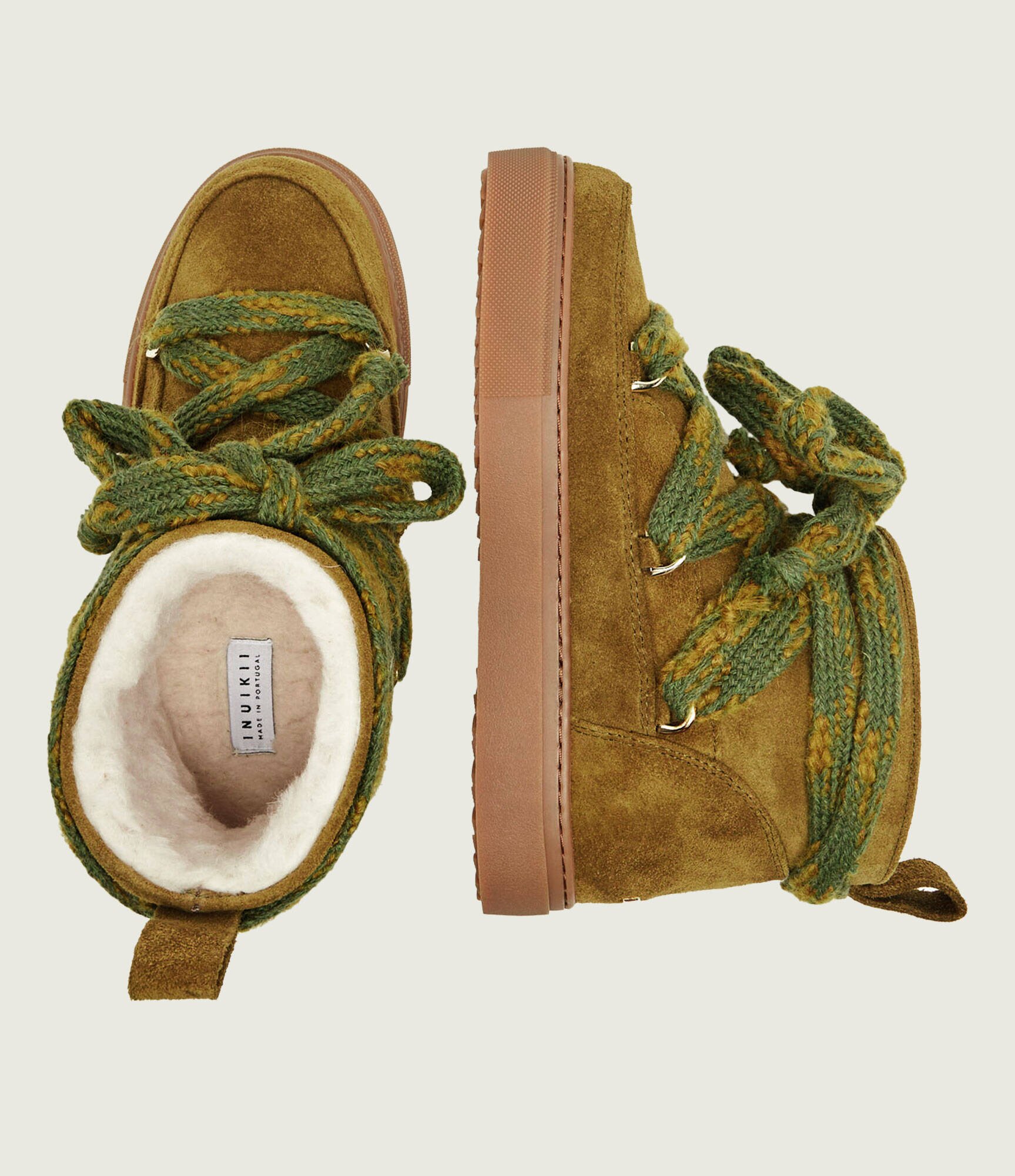 Inuikii Bocanci Knot | piele întoarsă | shearling | lână