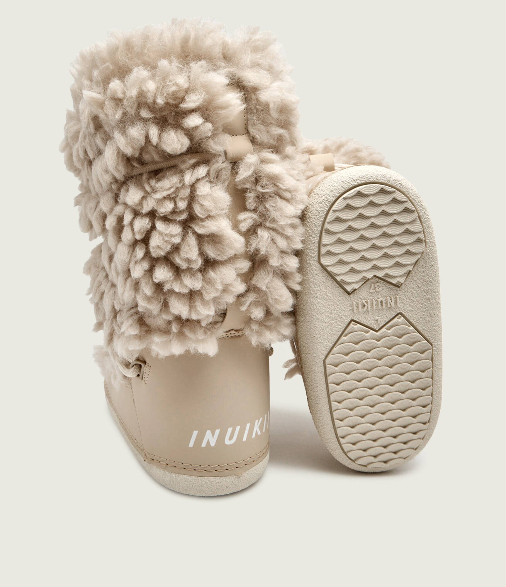 Inuikii Bocanci MOUNTAIN TEDDY HIGH | shearling