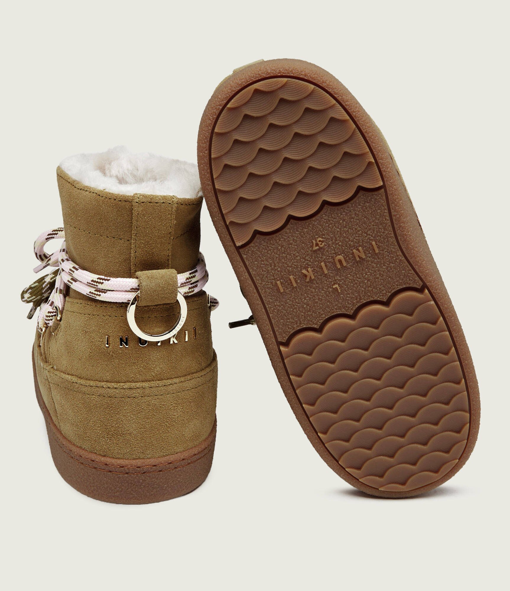 Inuikii Bocanci Quilted | piele întoarsă | lână