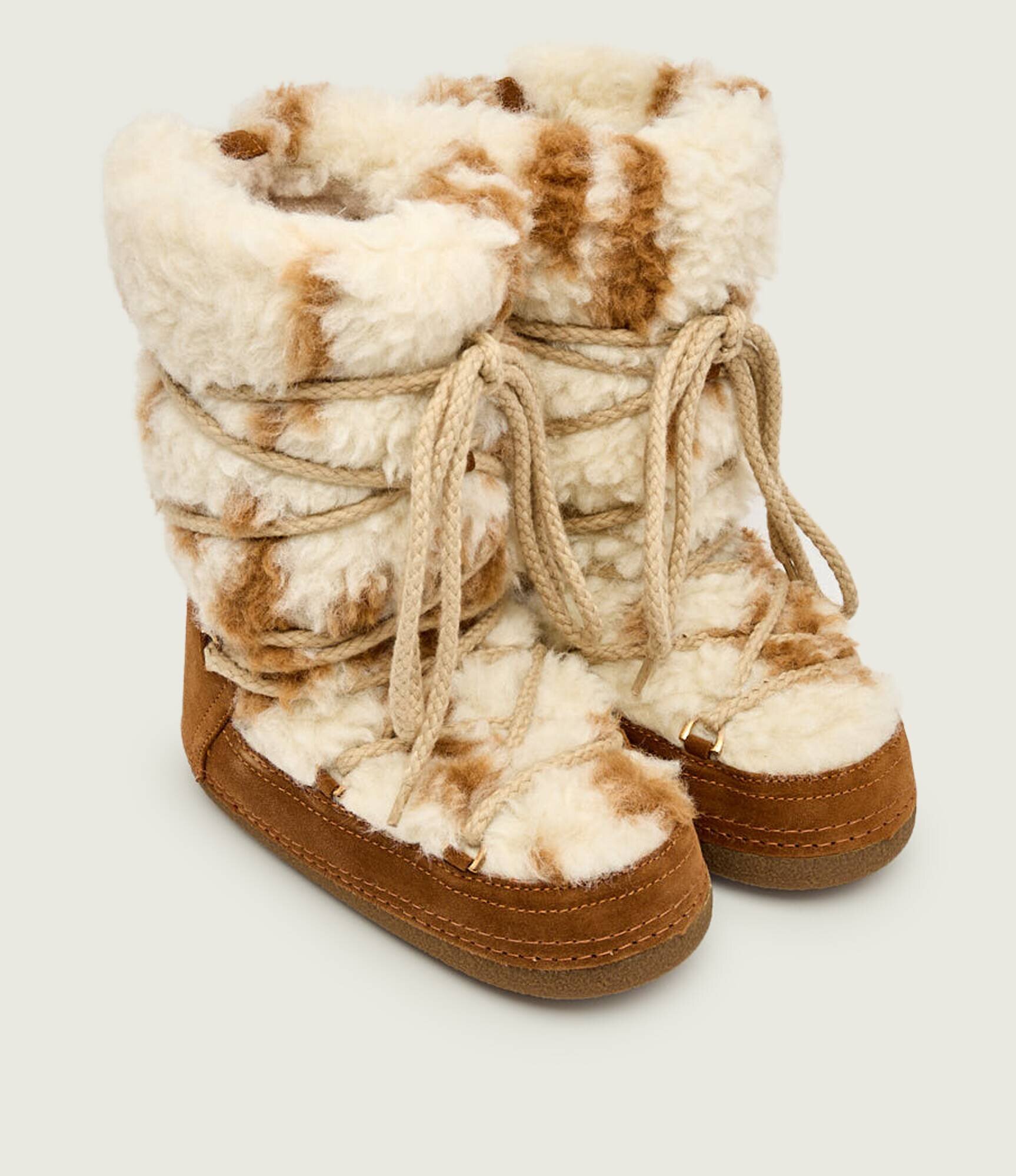 Inuikii Bocanci TEDDY HIGH | shearling | zamsz