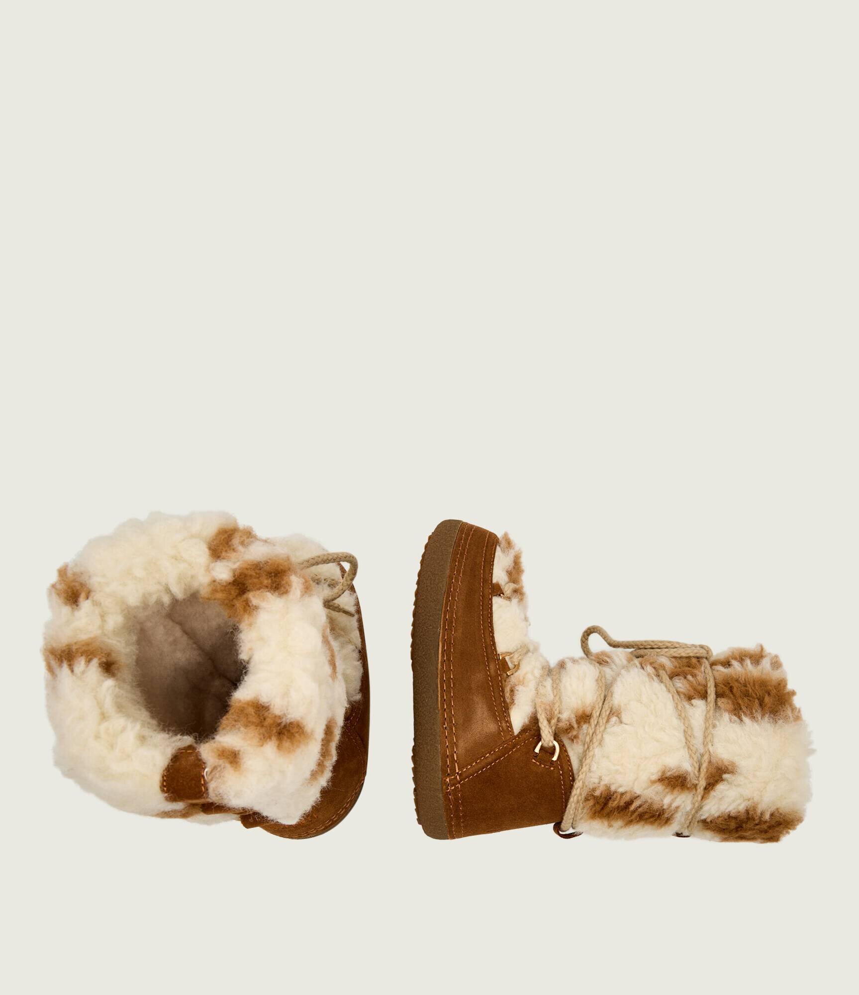 Inuikii Bocanci TEDDY HIGH | shearling | zamsz