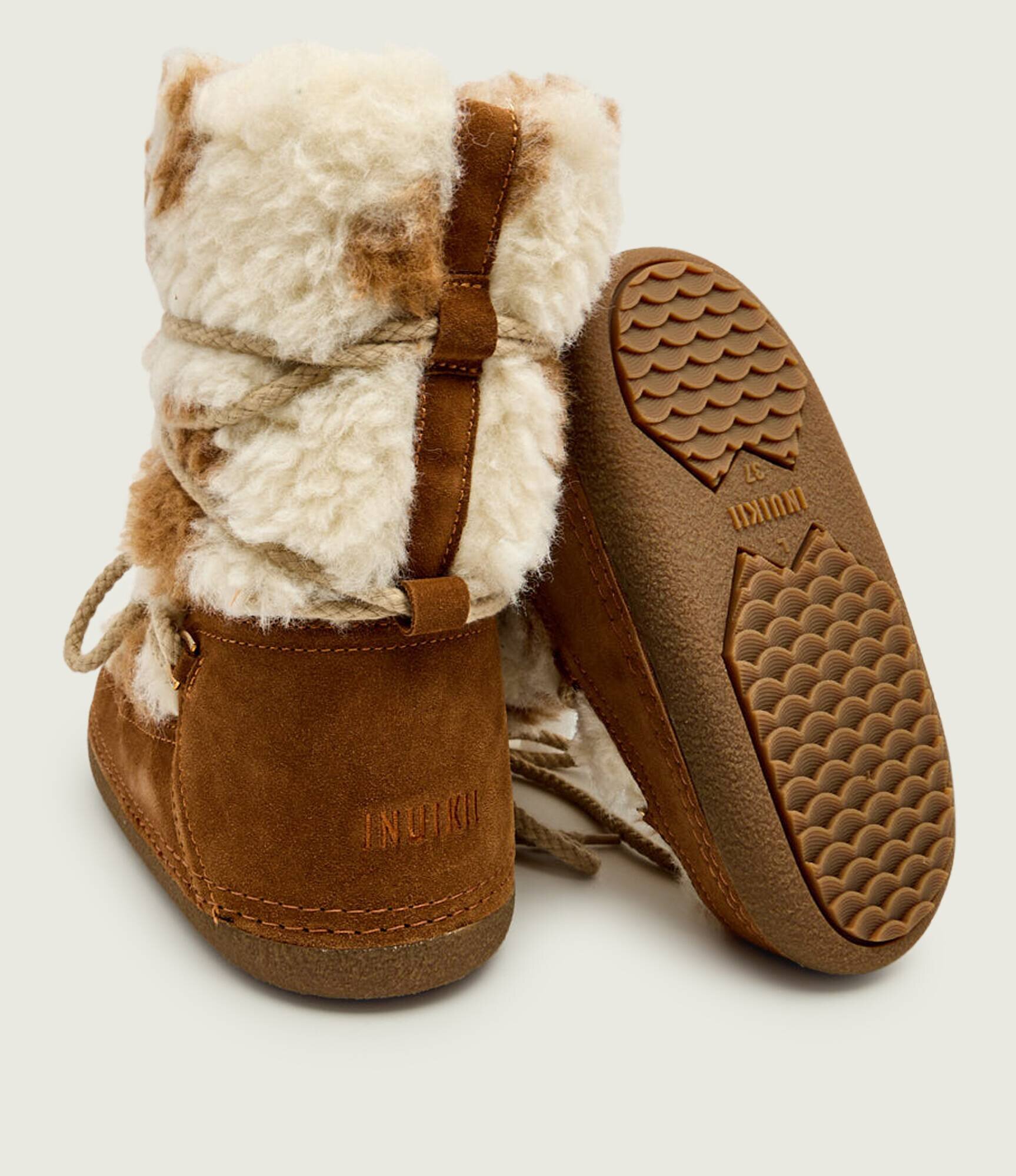 Inuikii Bocanci TEDDY HIGH | shearling | zamsz
