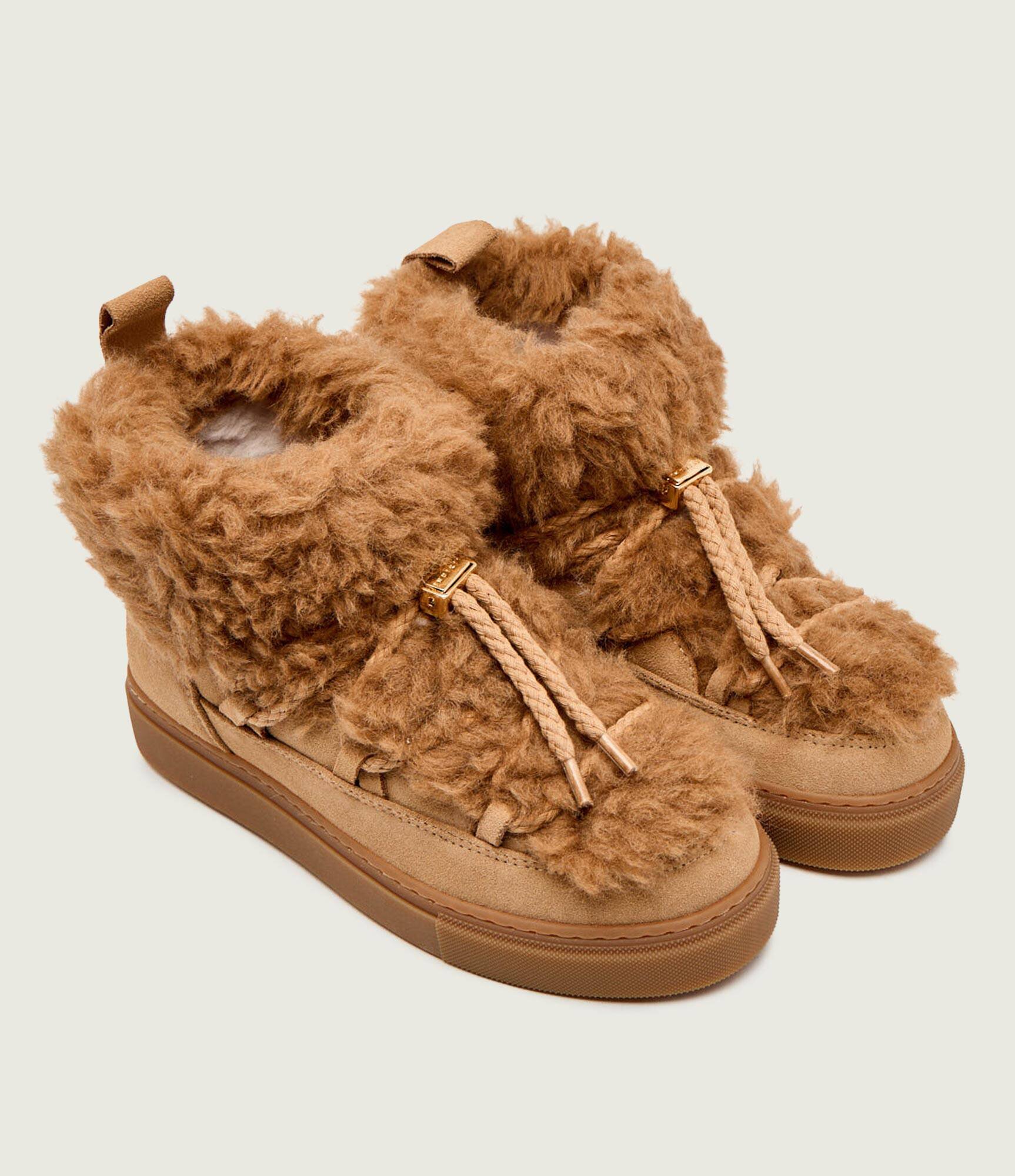 Inuikii Bocanci TEDDY LOW | shearling | zamsz