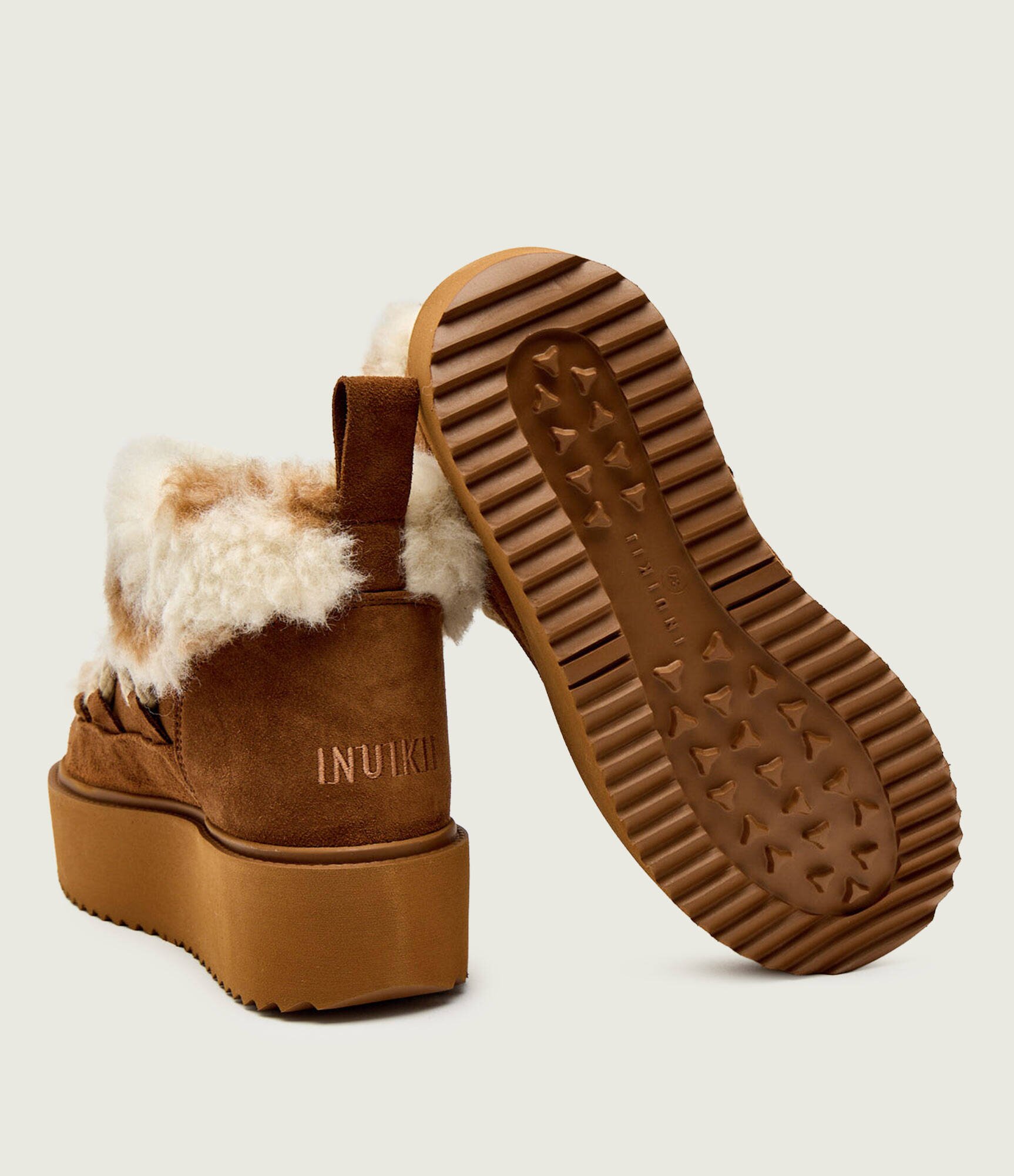 Inuikii Bocanci Teddy Platform | shearling | zamsz