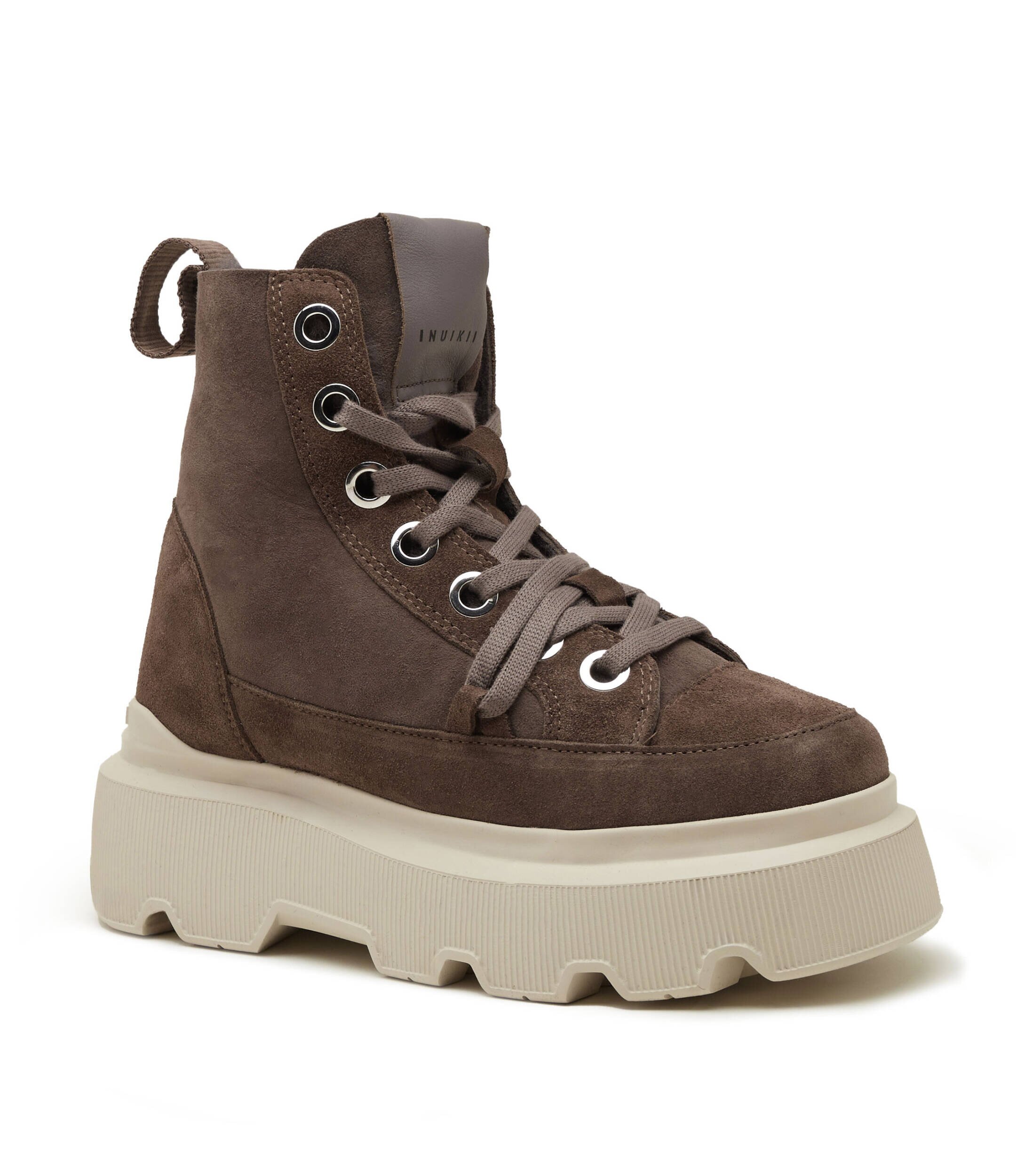 Inuikii Botine cu platformă Matilda | shearling | piele întoarsă | lână
