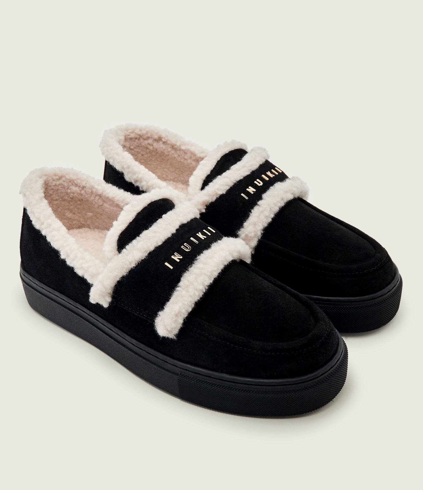 Inuikii Căptușite pantofi loafer | shearling | piele întoarsă (zamsz) | cu adaos de lână