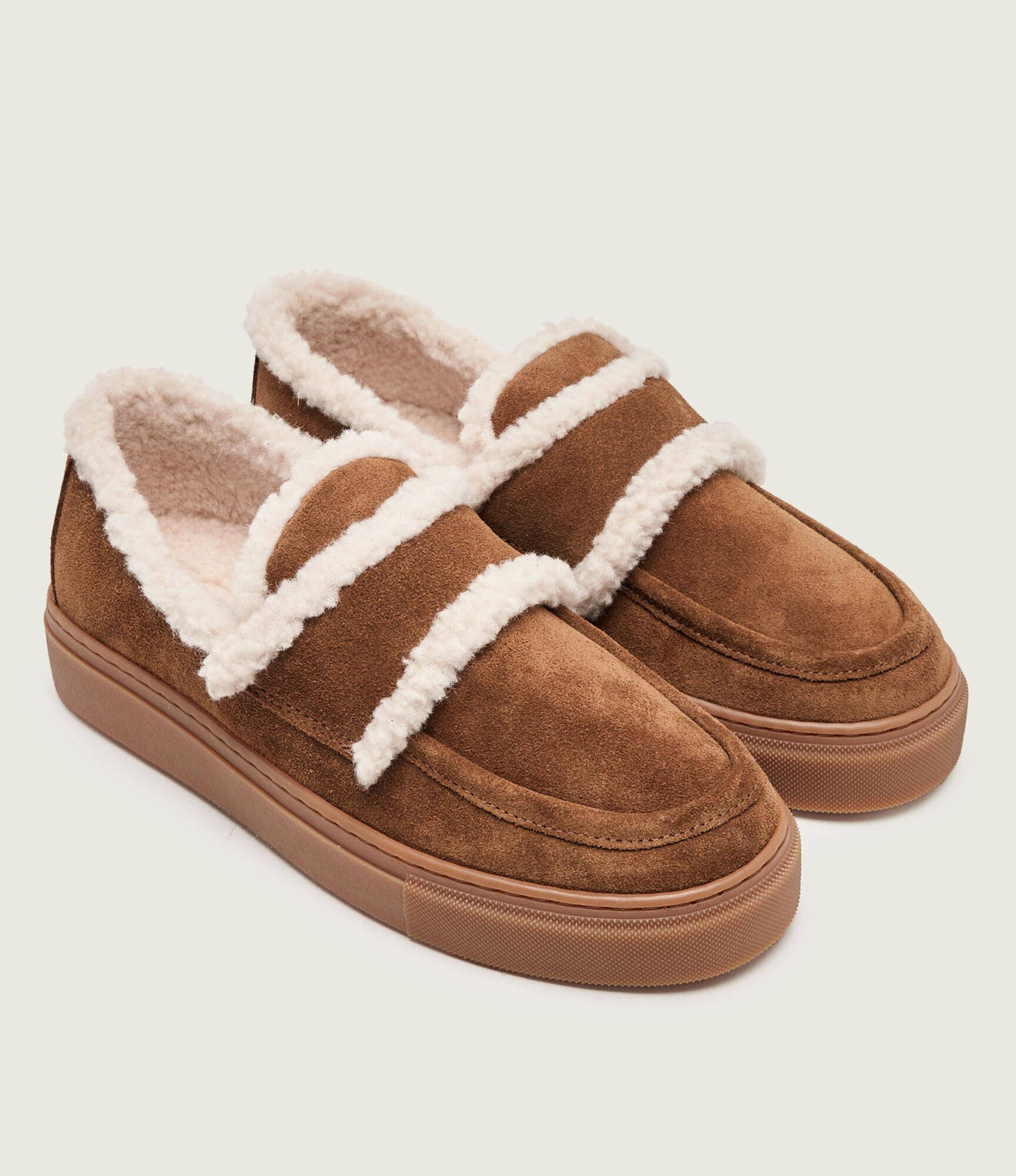 Inuikii Căptușite pantofi loafer | zamsz | shearling