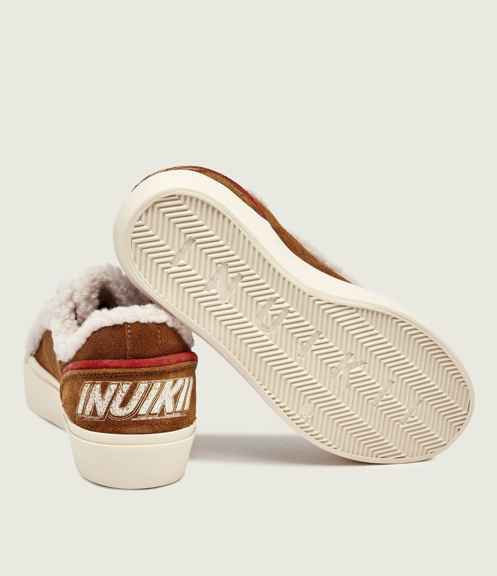 Inuikii Căptușite sneakers Lila Lace-Up | piele întoarsă | shearling cu adaos de lână