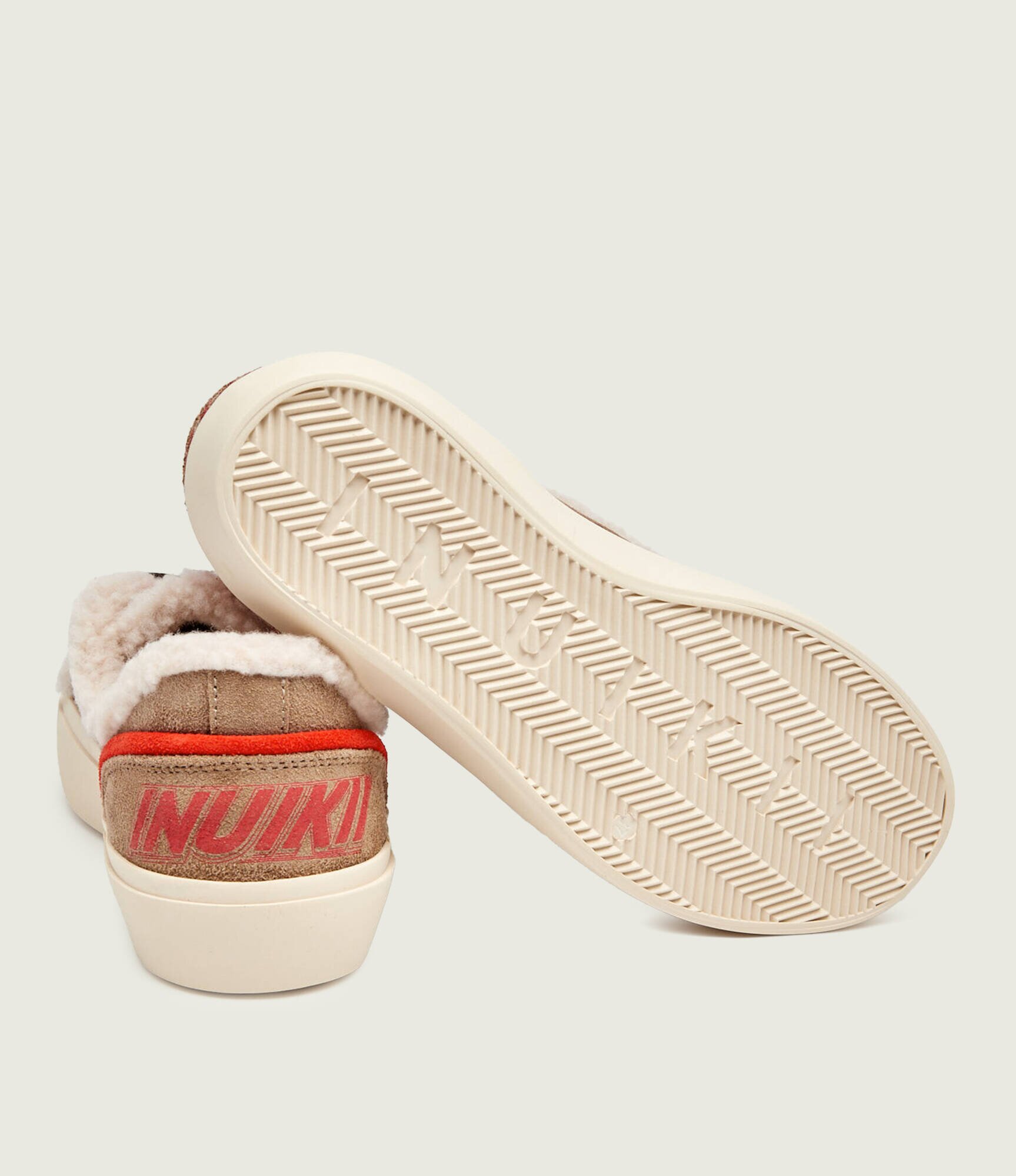 Inuikii Căptușite sneakers Lila Lace-Up | piele întoarsă | shearling cu adaos de lână