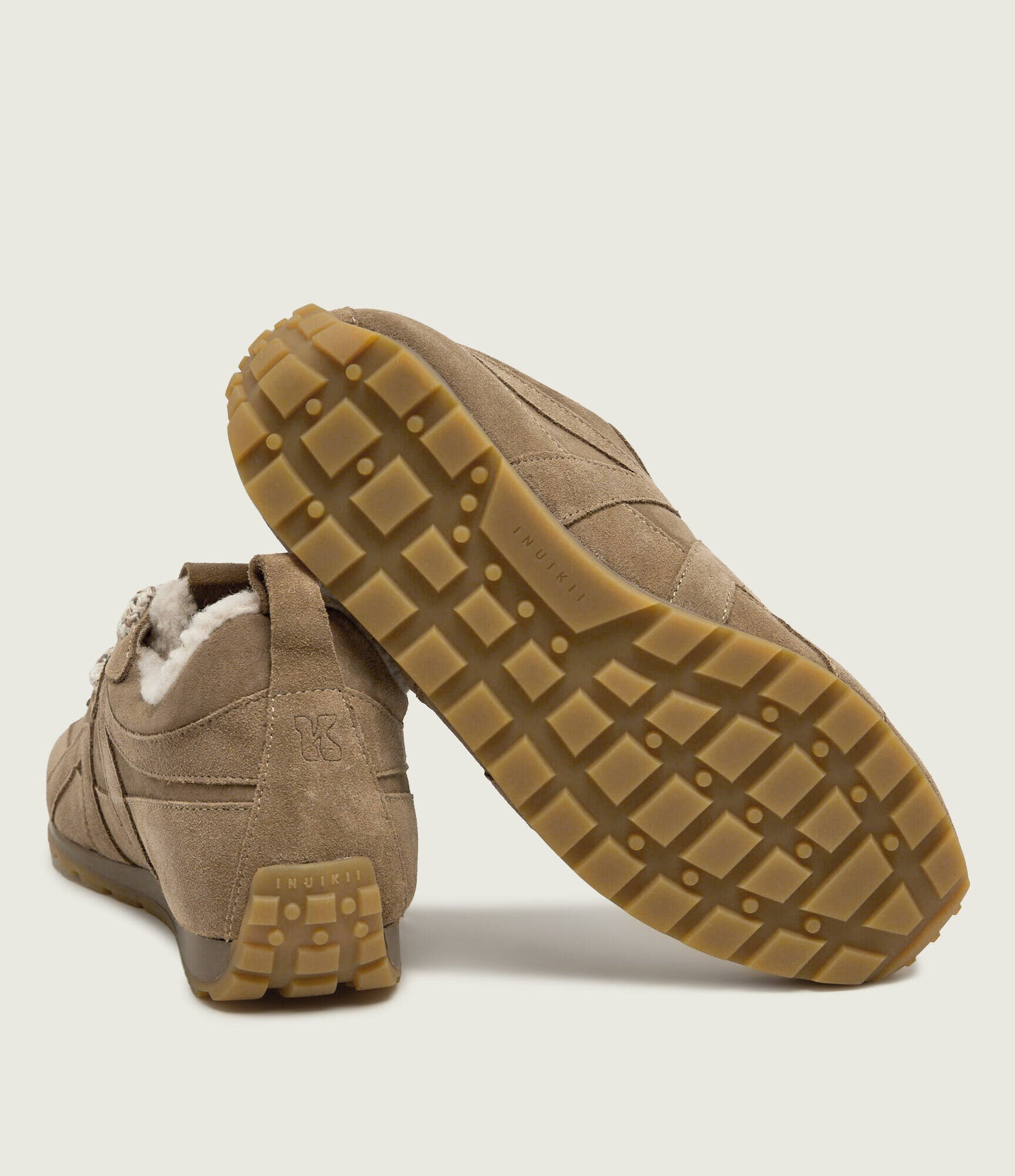 Inuikii Căptușite sneakers Maribella | shearling | piele întoarsă