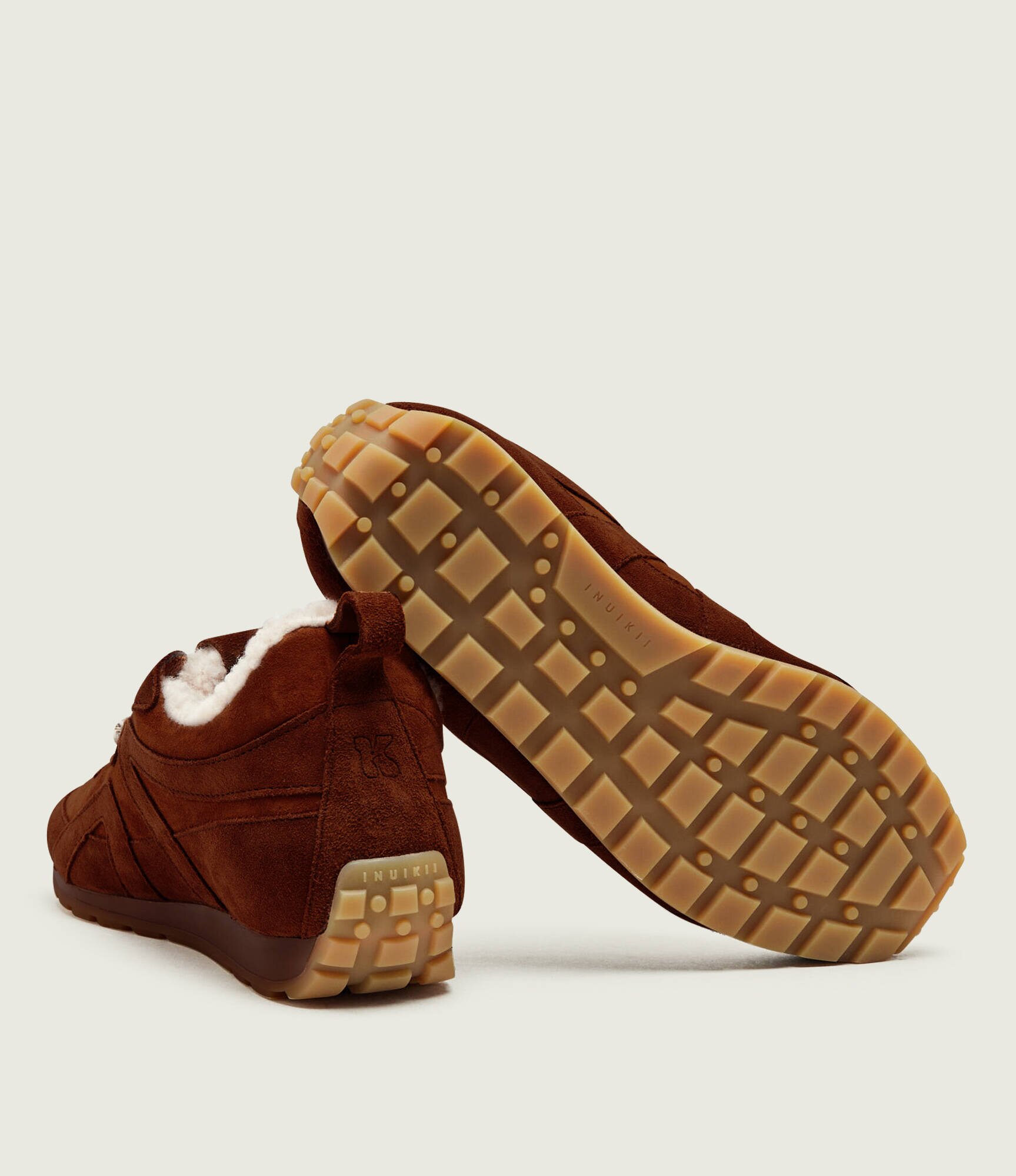 Inuikii Căptușite sneakers Maribella | shearling | piele întoarsă