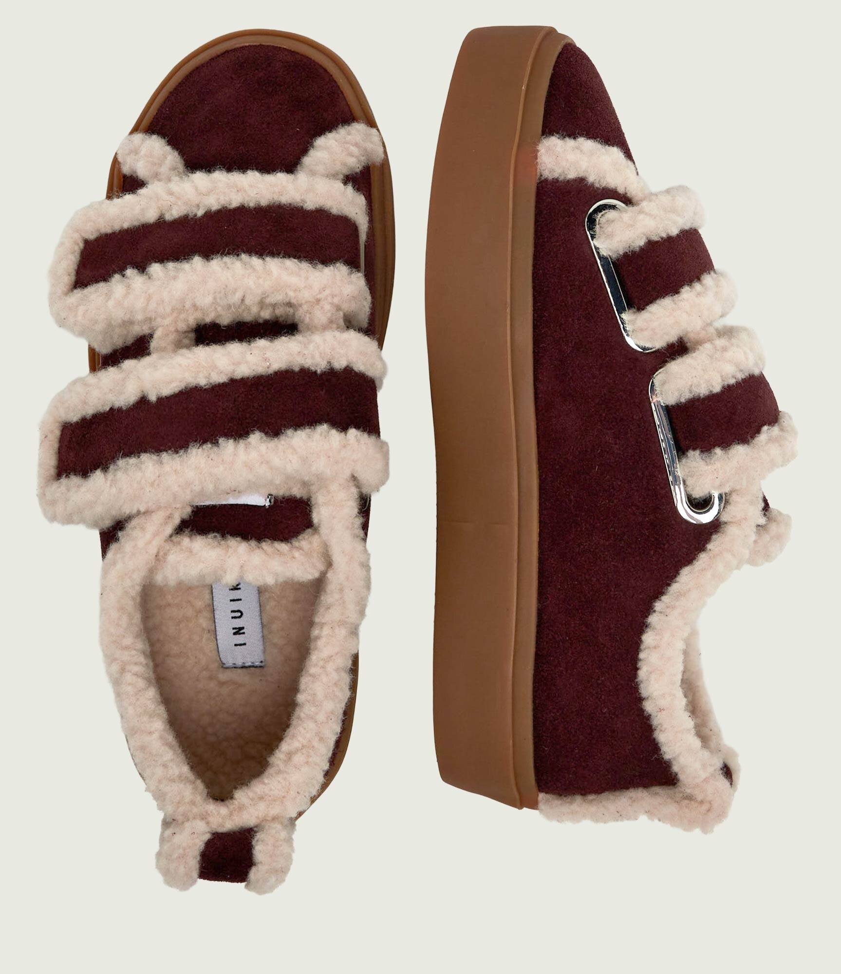 Inuikii Căptușite sneakers | piele întoarsă | shearling