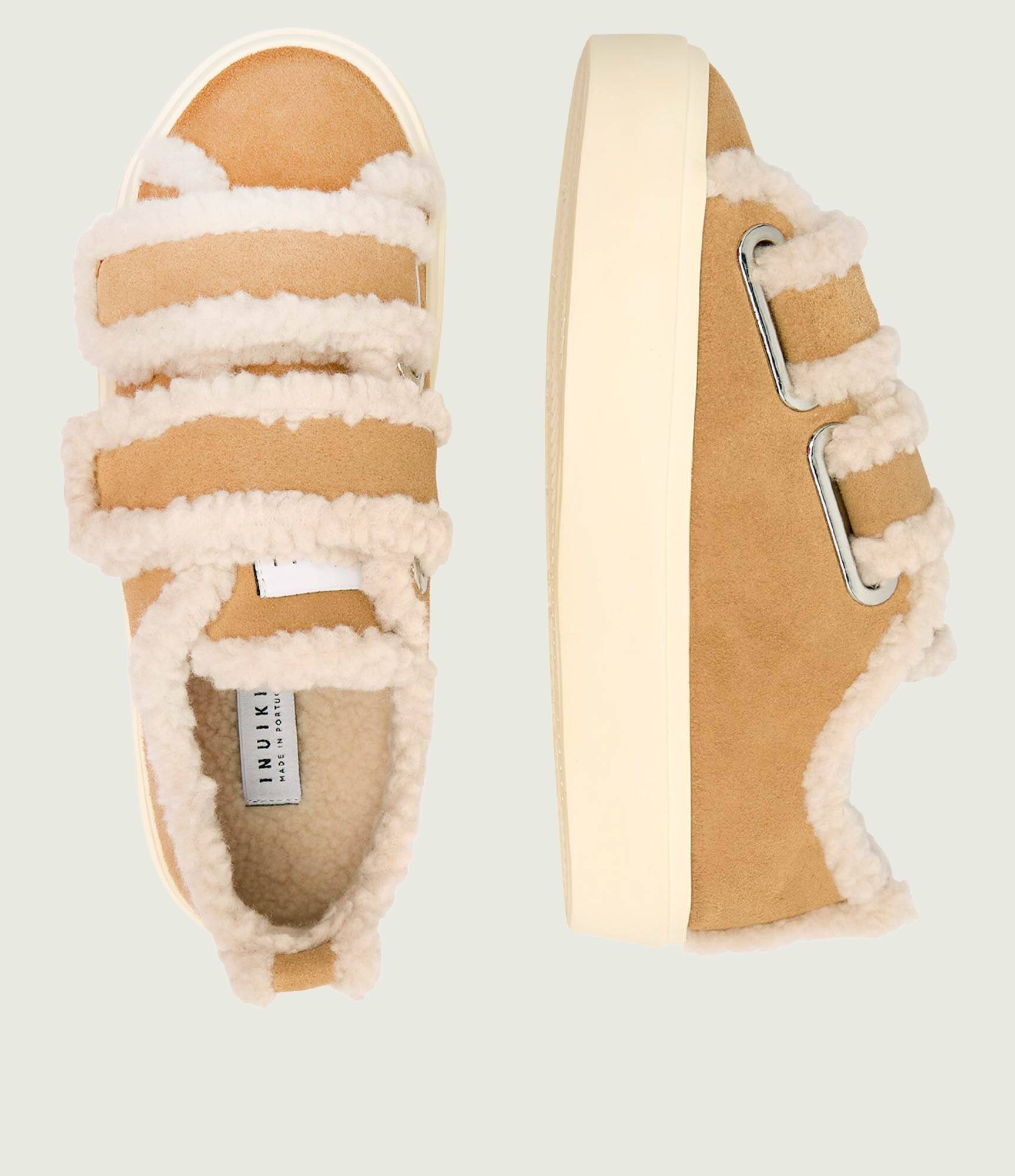Inuikii Căptușite sneakers | piele întoarsă | shearling