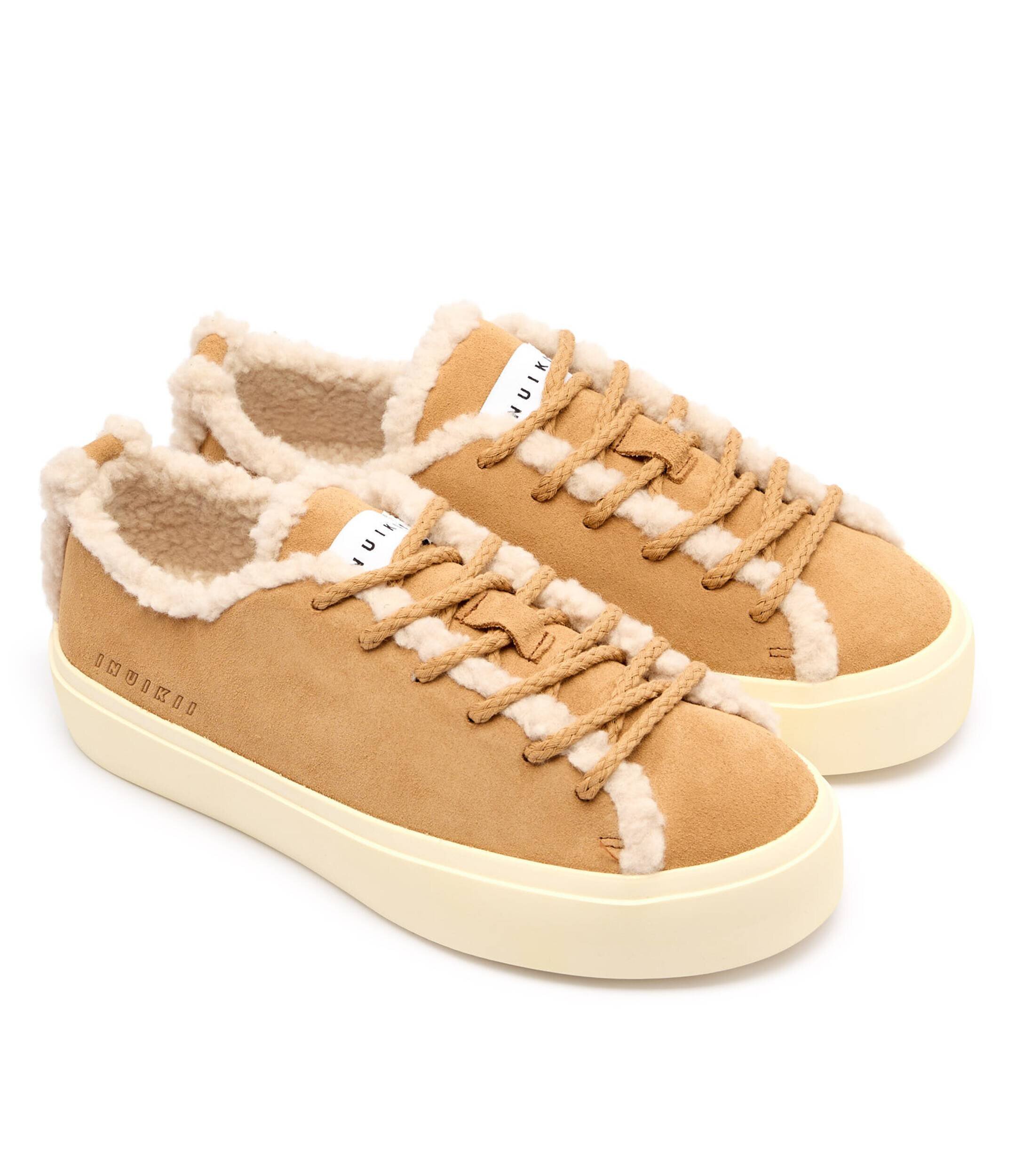 Inuikii Căptușite sneakers | piele întoarsă | shearling