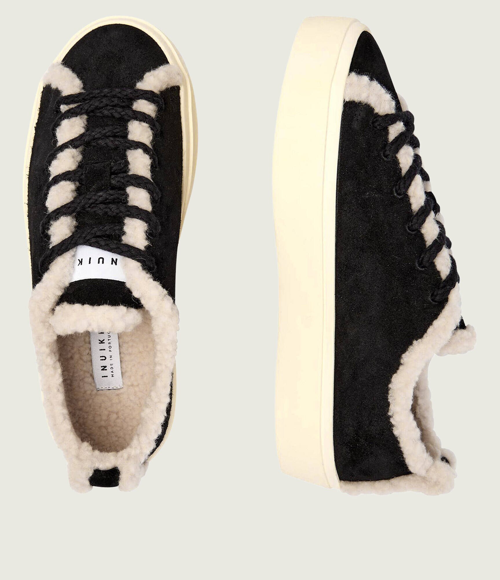 Inuikii Căptușite sneakers | shearling | piele întoarsă