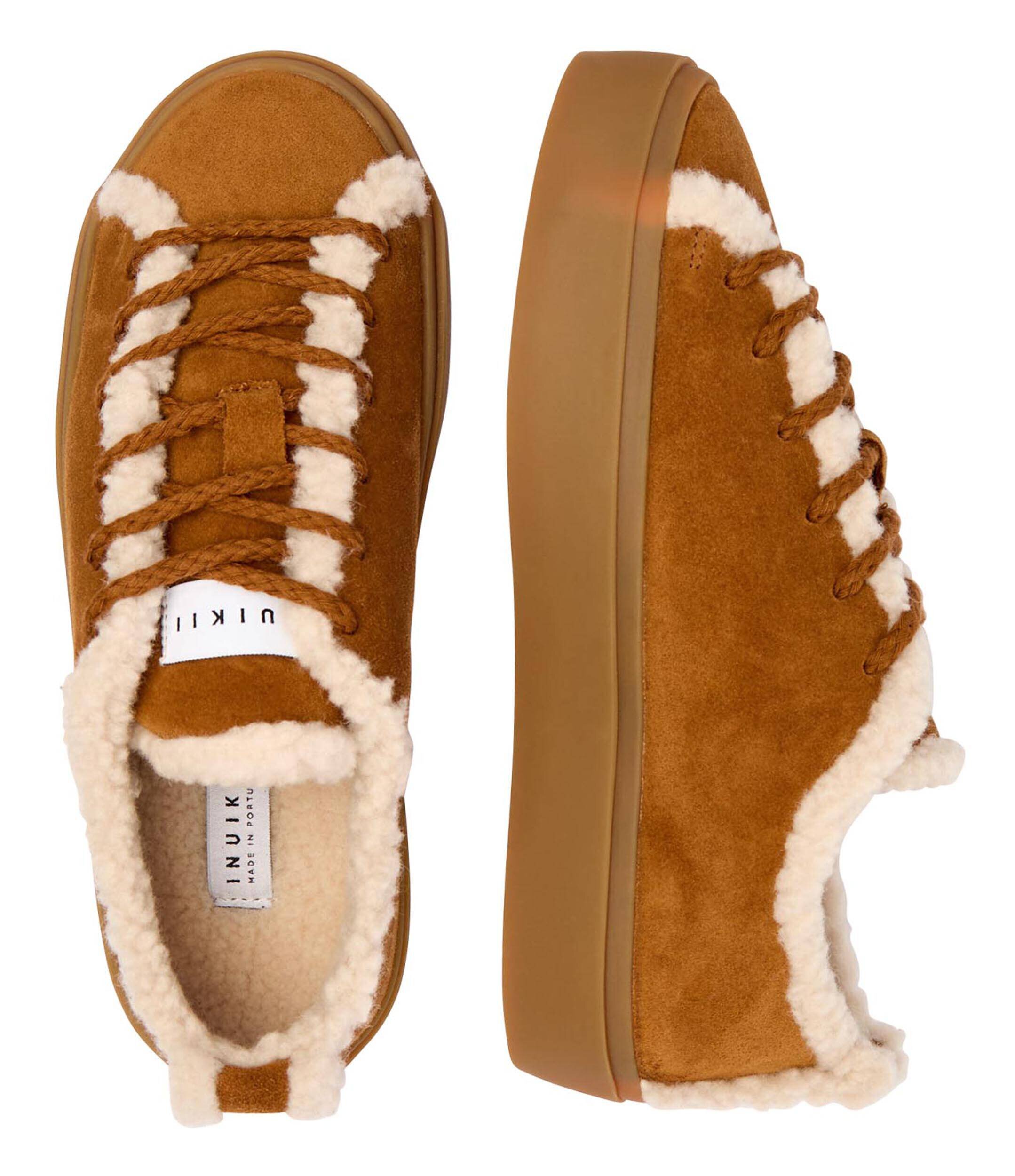 Inuikii Căptușite sneakers | shearling | piele întoarsă