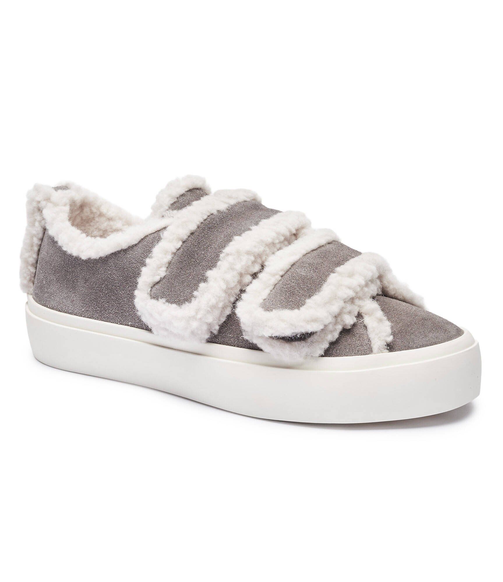 Inuikii Căptușite sneakers Velcro | piele întoarsă | shearling