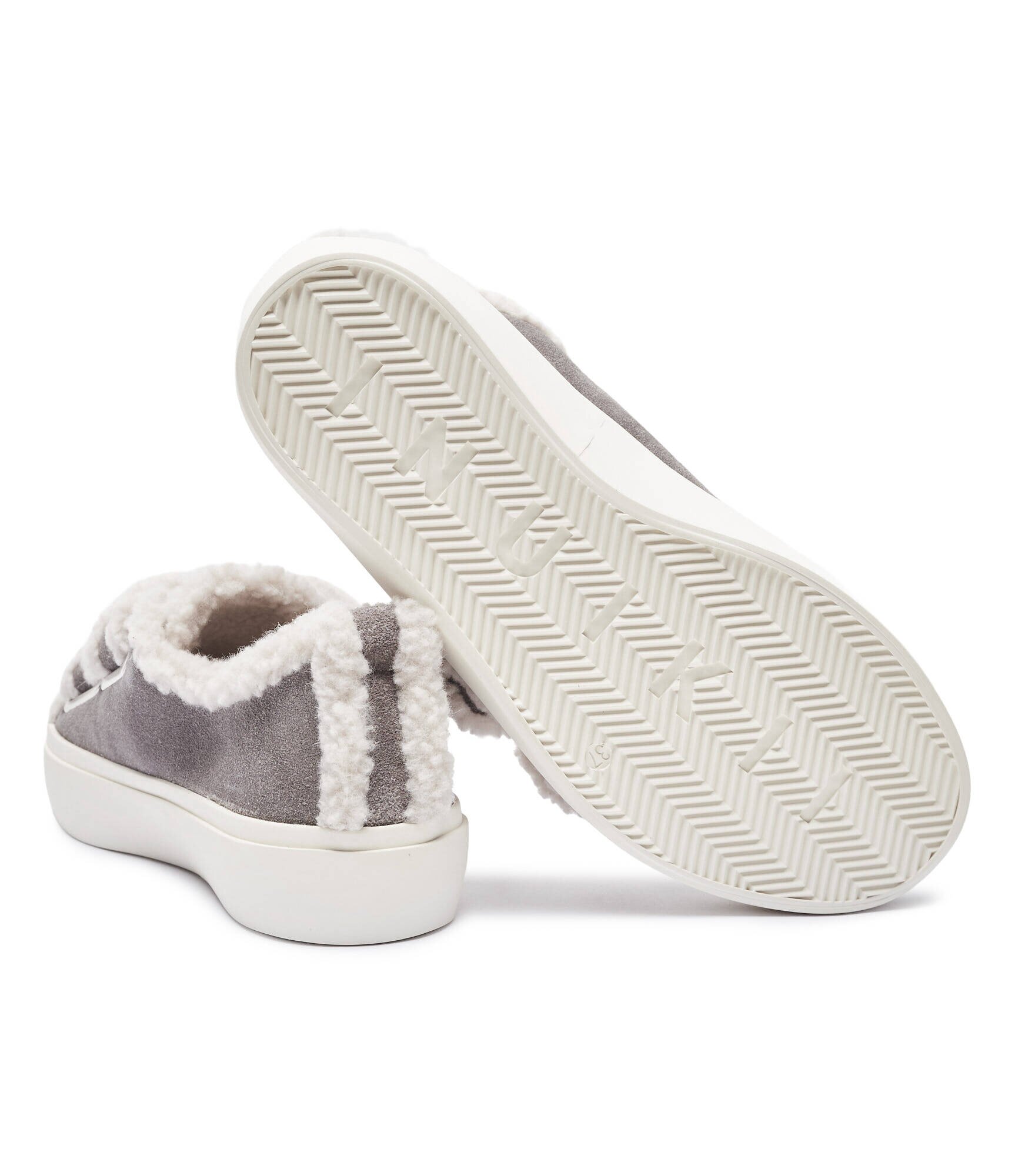 Inuikii Căptușite sneakers Velcro | piele întoarsă | shearling