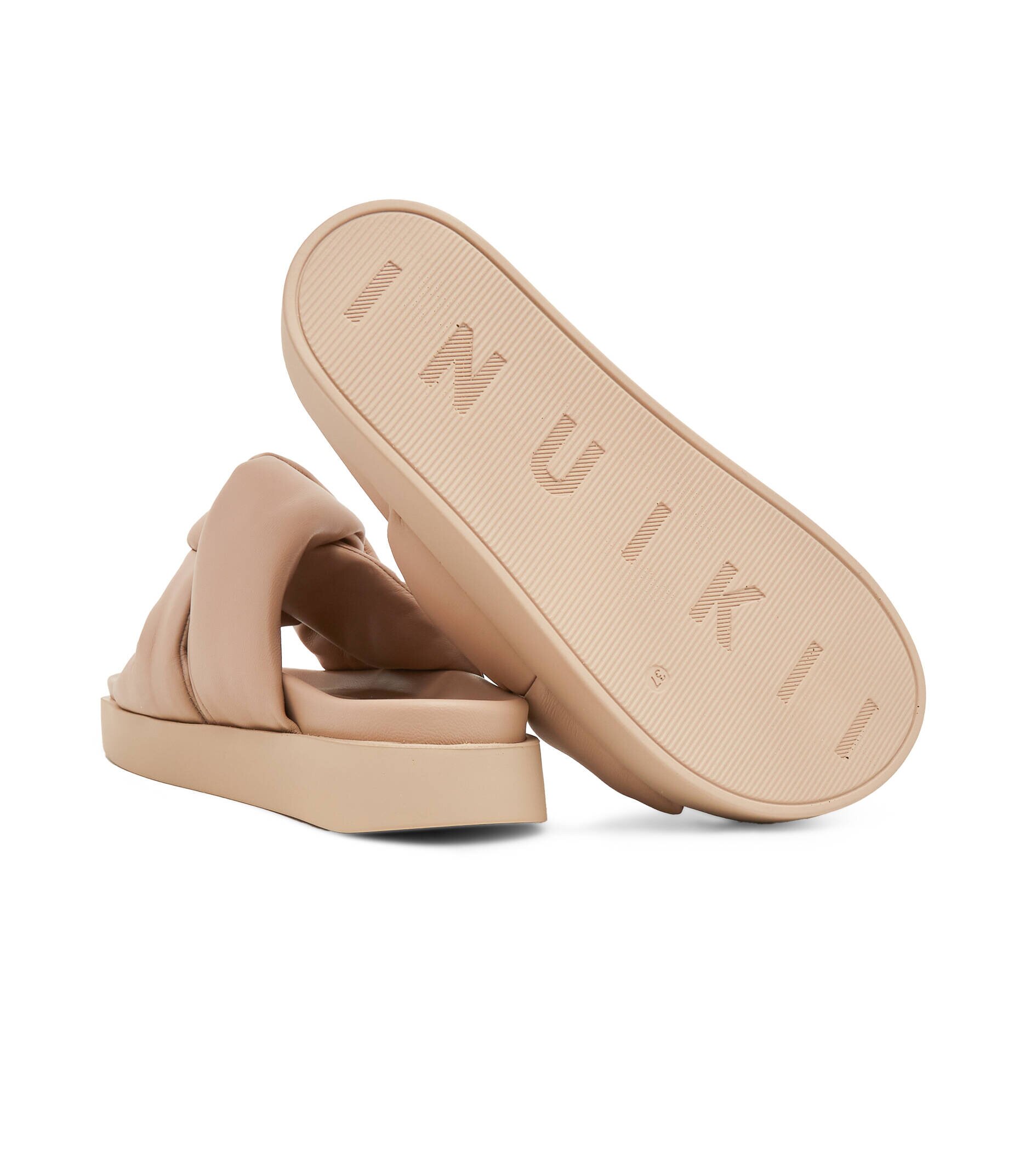 Inuikii De piele șlapi Soft Crossed