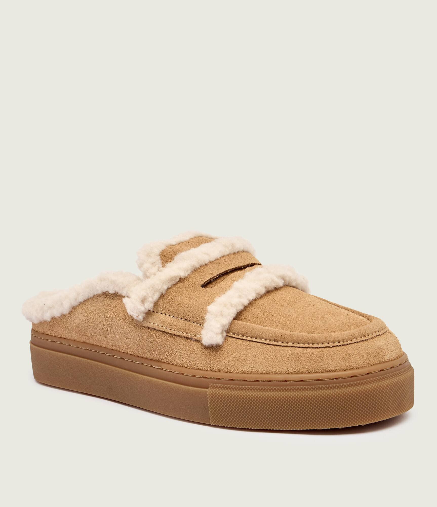 Inuikii Mules (încălțăminte) | piele întoarsă | shearling