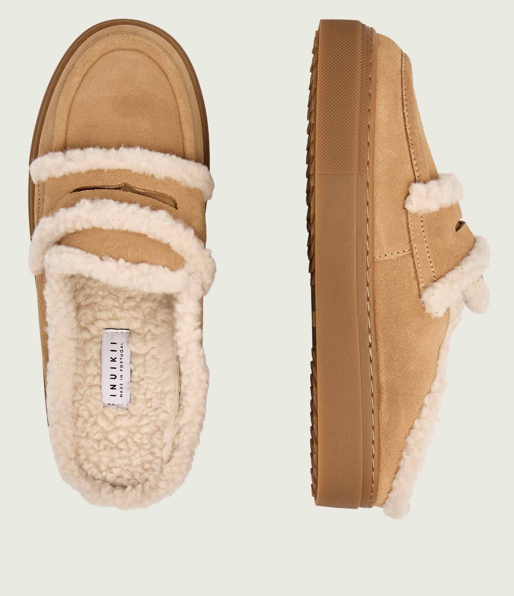 Inuikii Mules (încălțăminte) | piele întoarsă | shearling