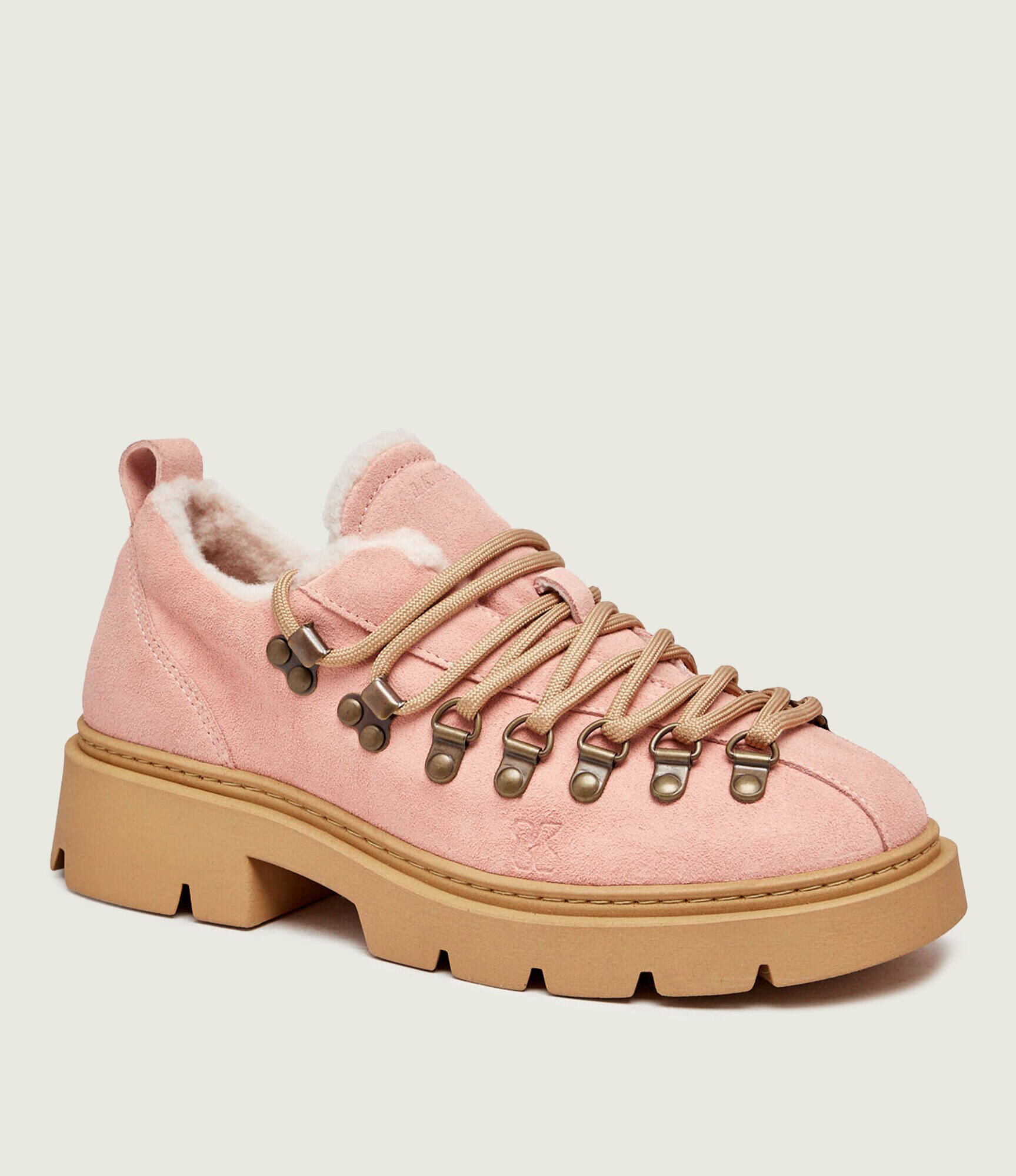 Inuikii Pantofi Echo Low | shearling | piele întoarsă (zamsz) | cu adaos de lână