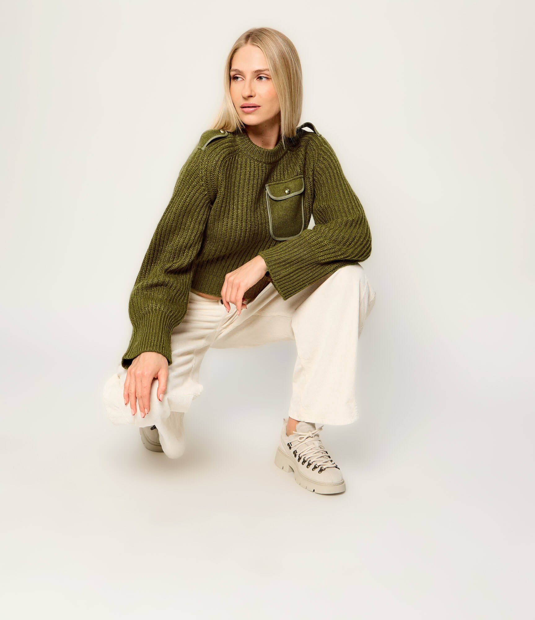 Inuikii Pantofi Echo Low | shearling | piele întoarsă (zamsz) | cu adaos de lână