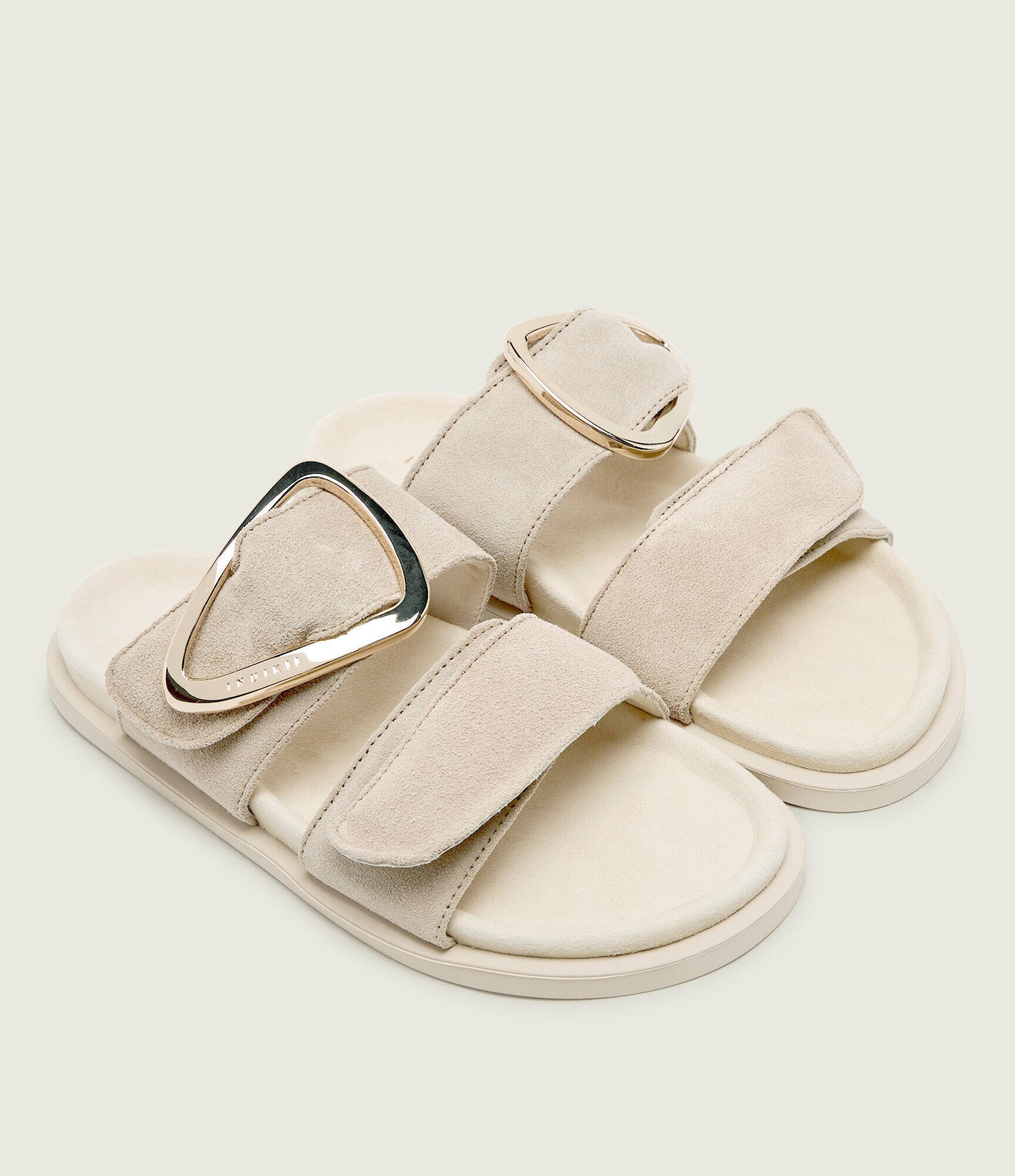 Inuikii Șlapi DREAMER BUCKLE | piele întoarsă