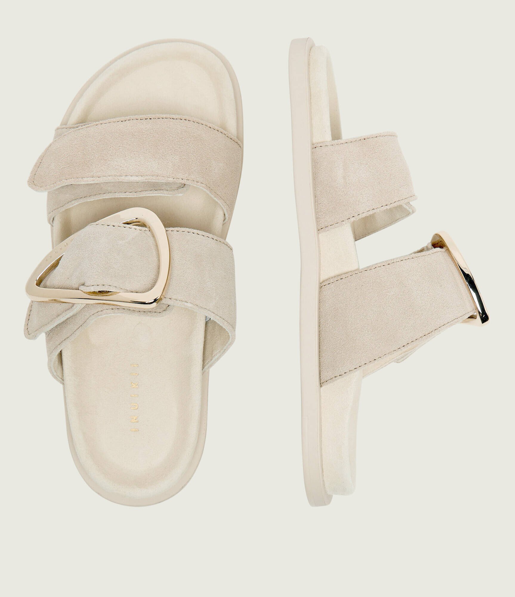 Inuikii Șlapi DREAMER BUCKLE | piele întoarsă