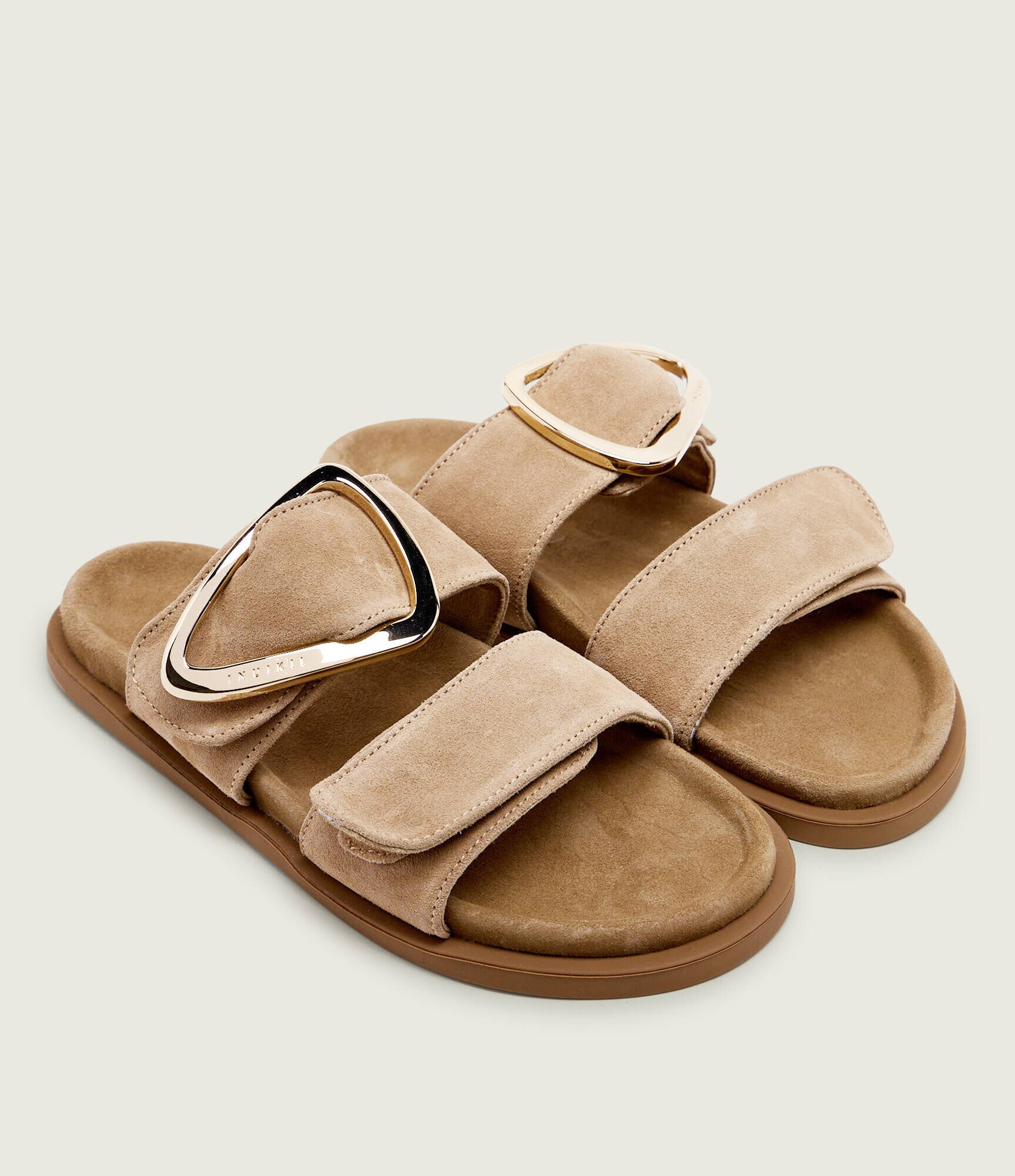 Inuikii Șlapi DREAMER BUCKLE | piele întoarsă