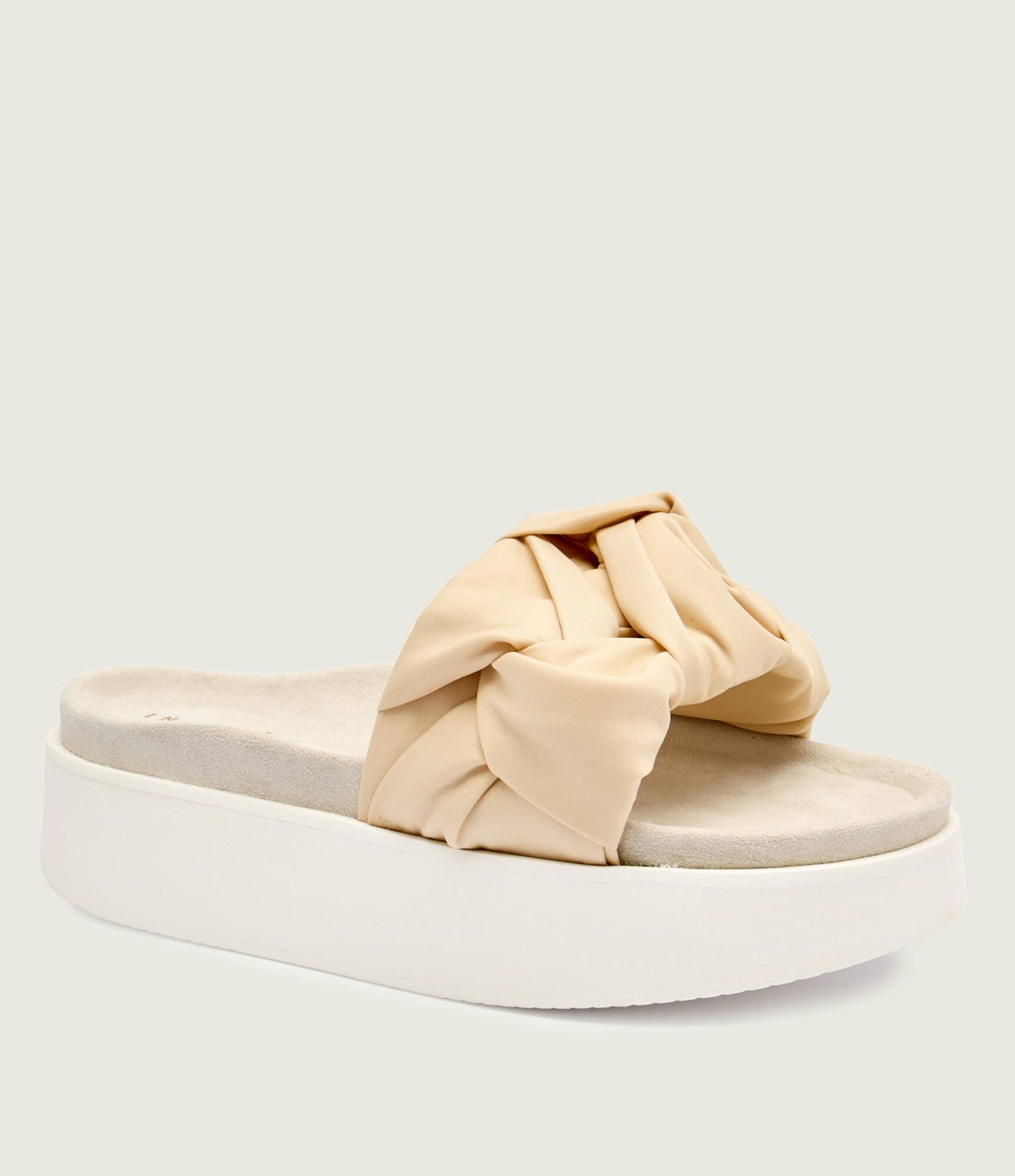 Inuikii Șlapi Fjord Flower Platform | piele întoarsă