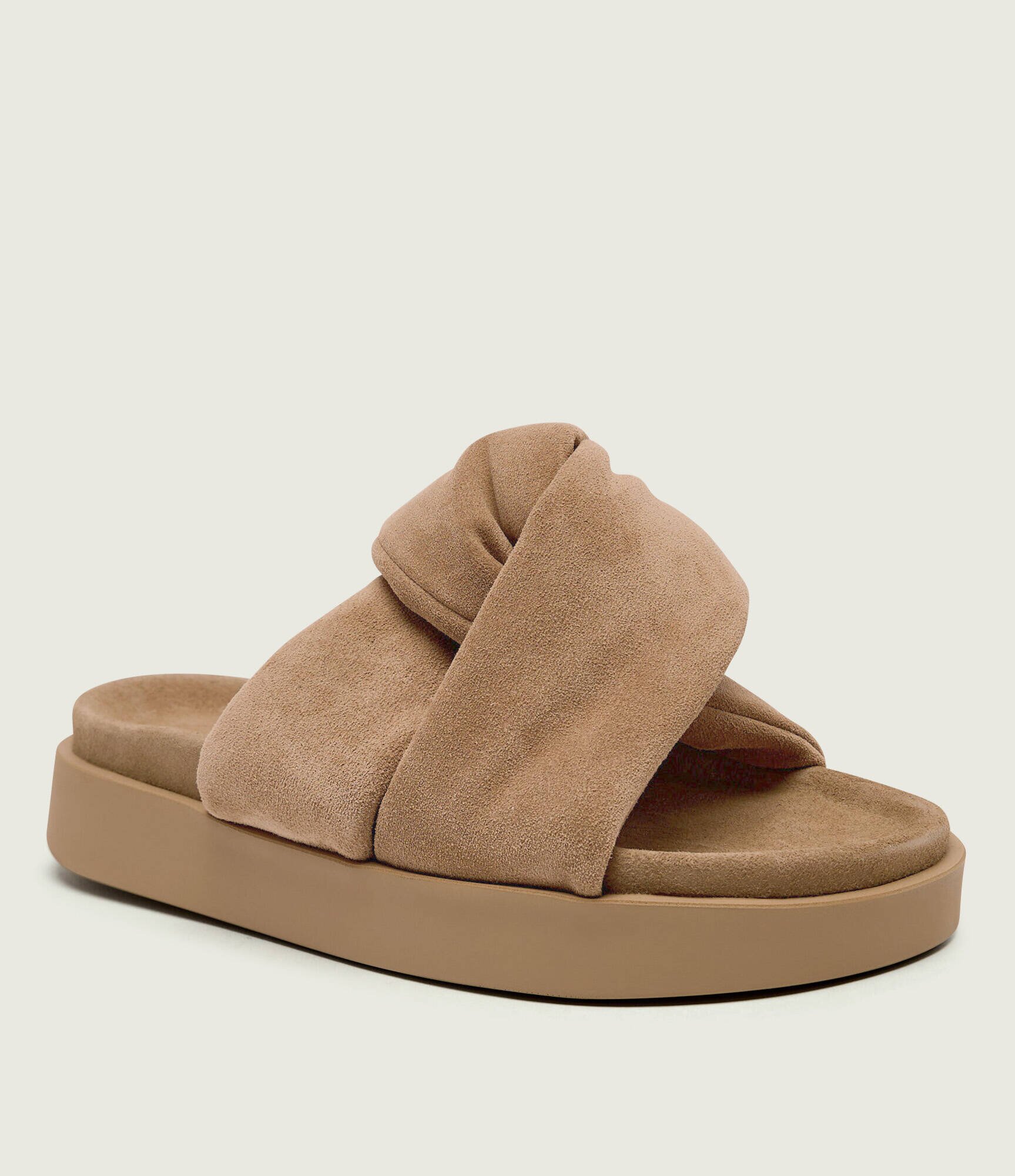Inuikii Șlapi SOFT CROSSED | piele întoarsă