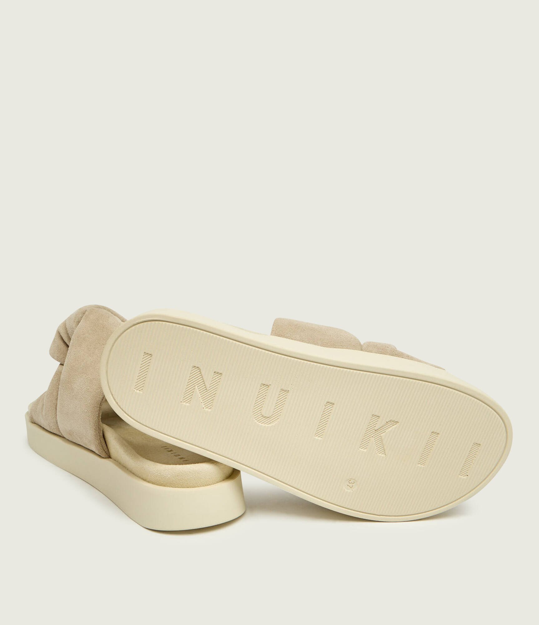 Inuikii Șlapi SOFT CROSSED | piele întoarsă