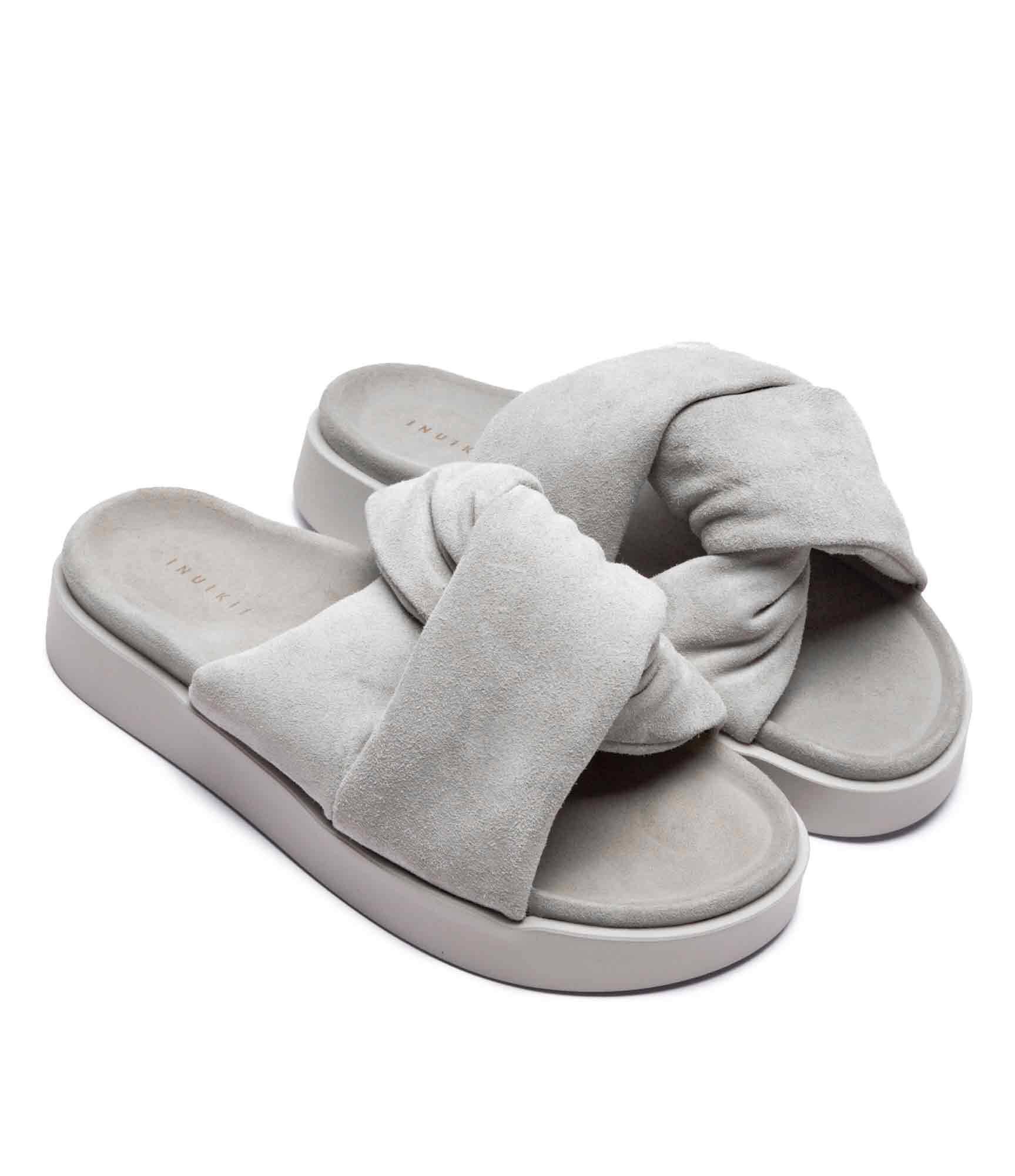 Inuikii Șlapi Soft Crossed | piele întoarsă