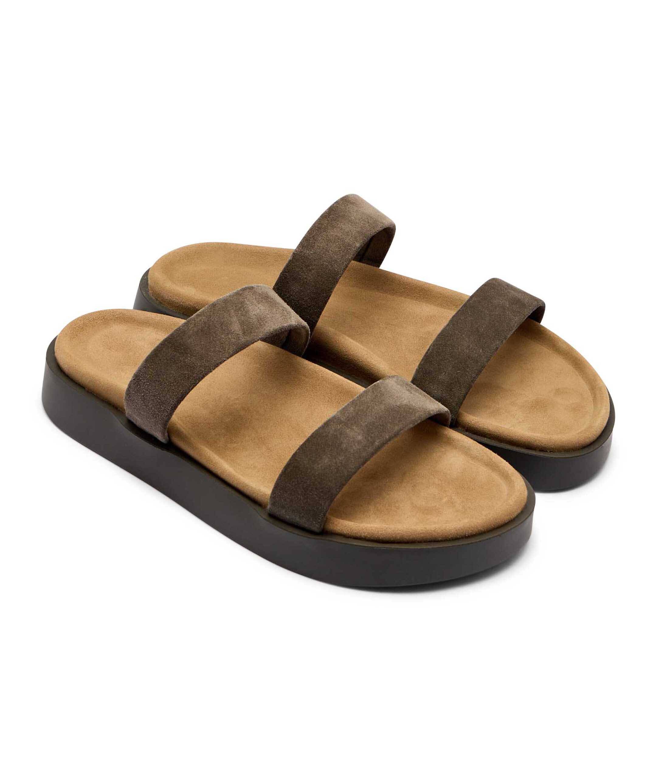Inuikii Șlapi Strappy | piele întoarsă