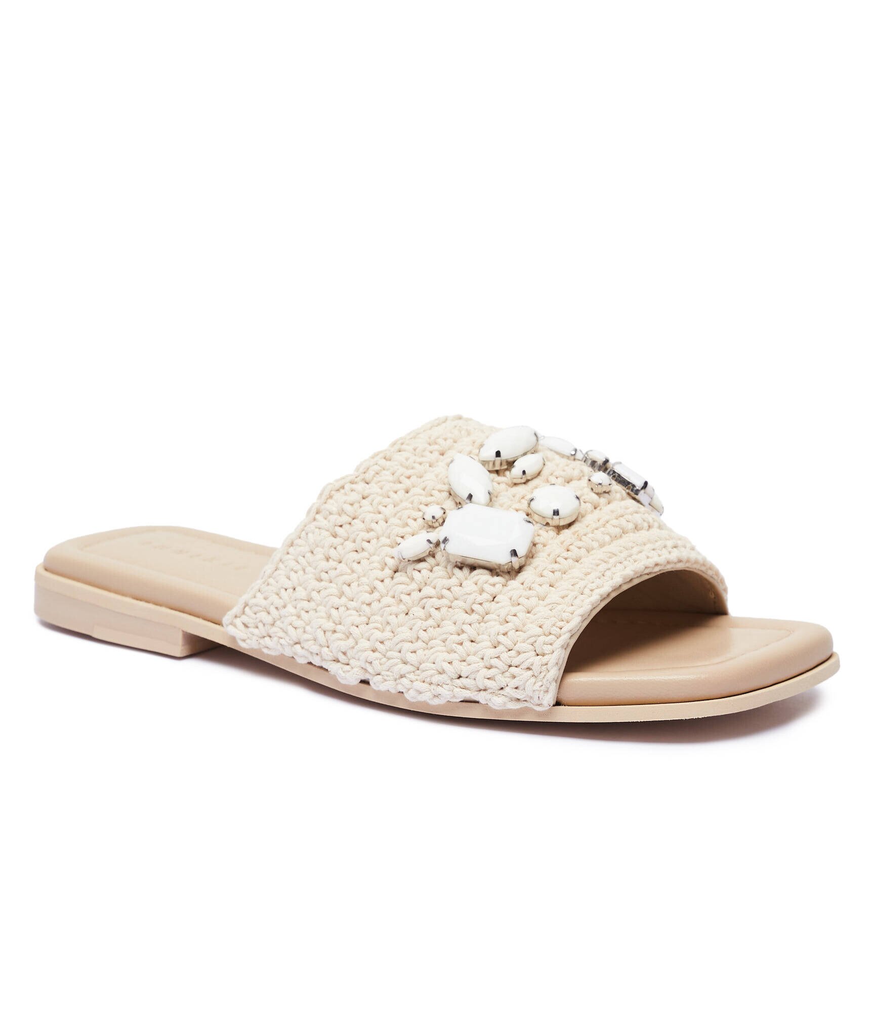 Inuikii Șlapi Woven Strap Stones cu adaos de piele
