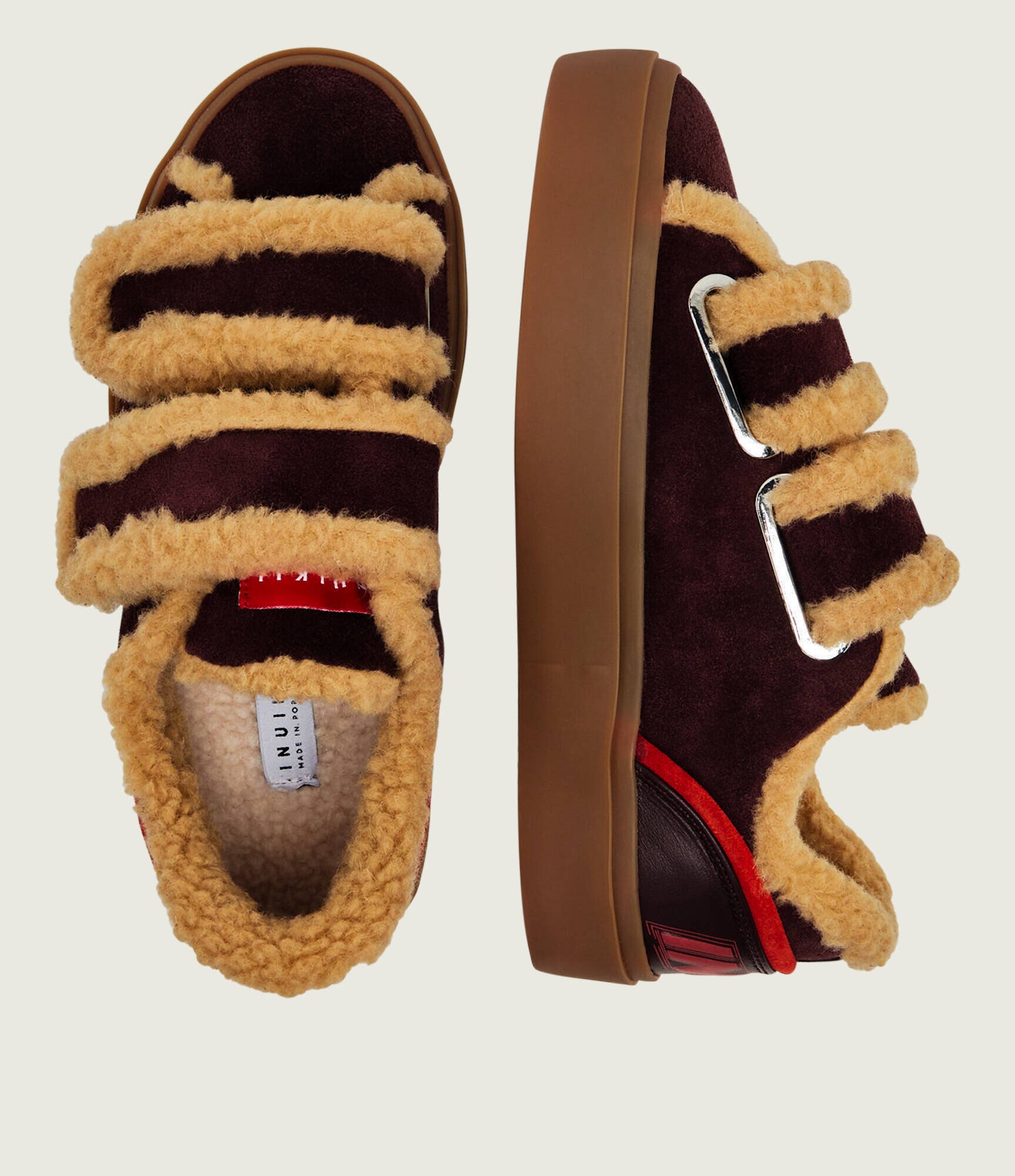 Inuikii Sneakers Lila | shearling | piele întoarsă