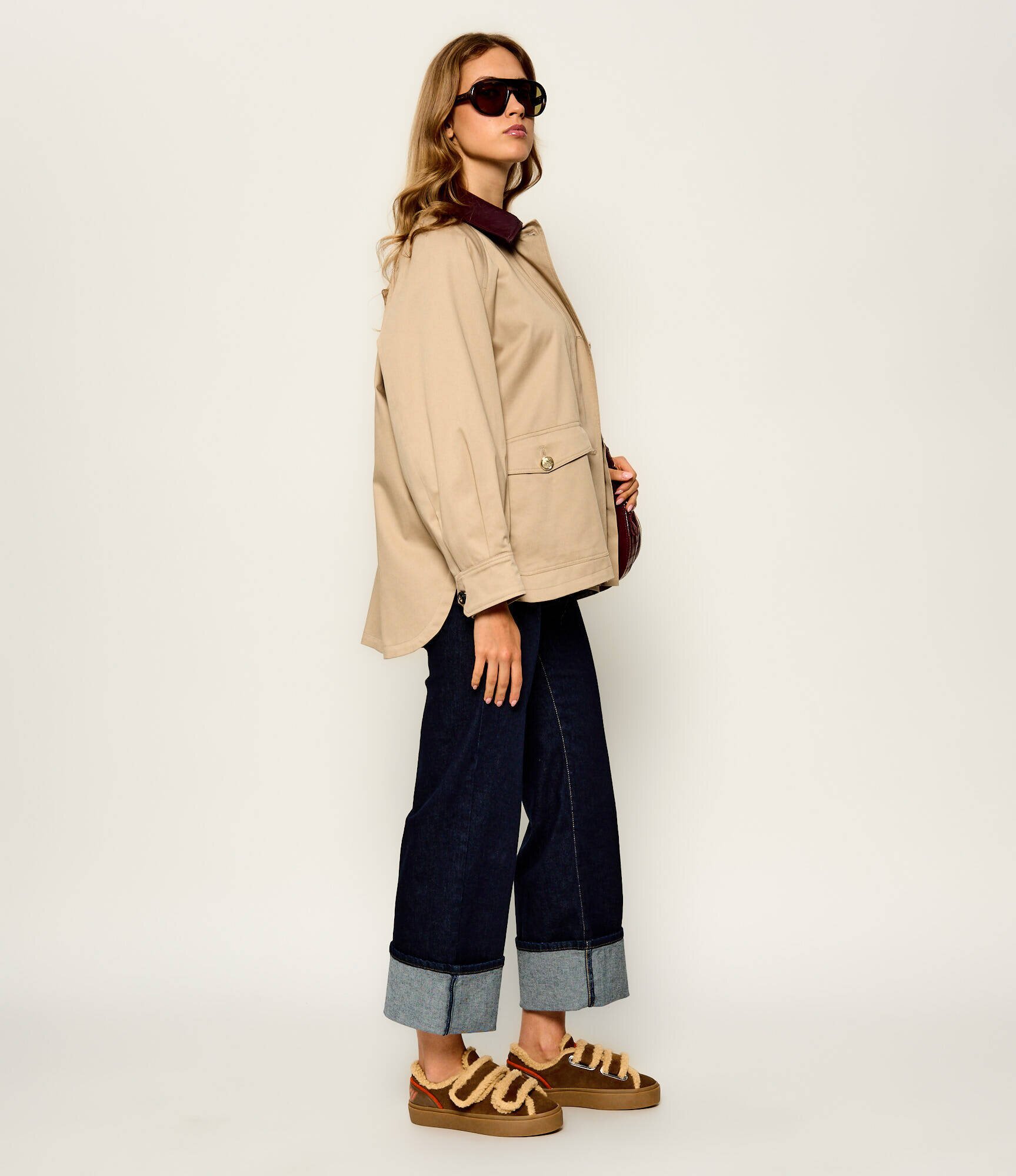 Inuikii Sneakers Lila | shearling | piele întoarsă