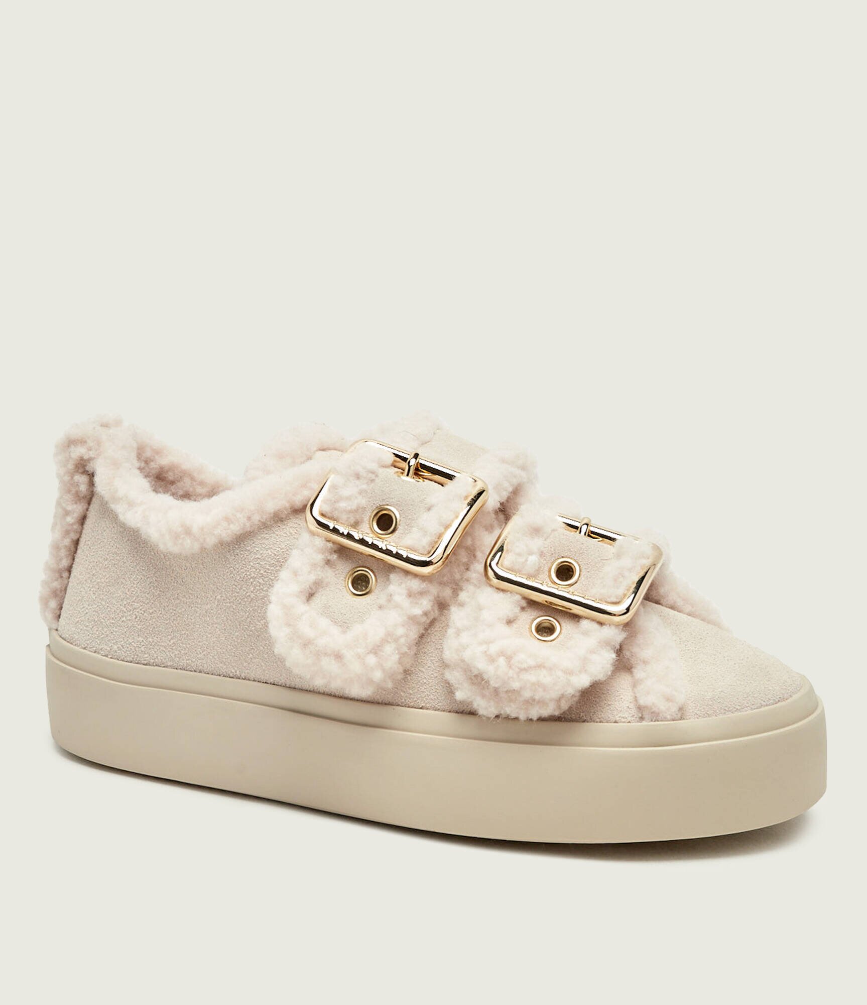 Inuikii Sneakers Low | shearling | piele întoarsă