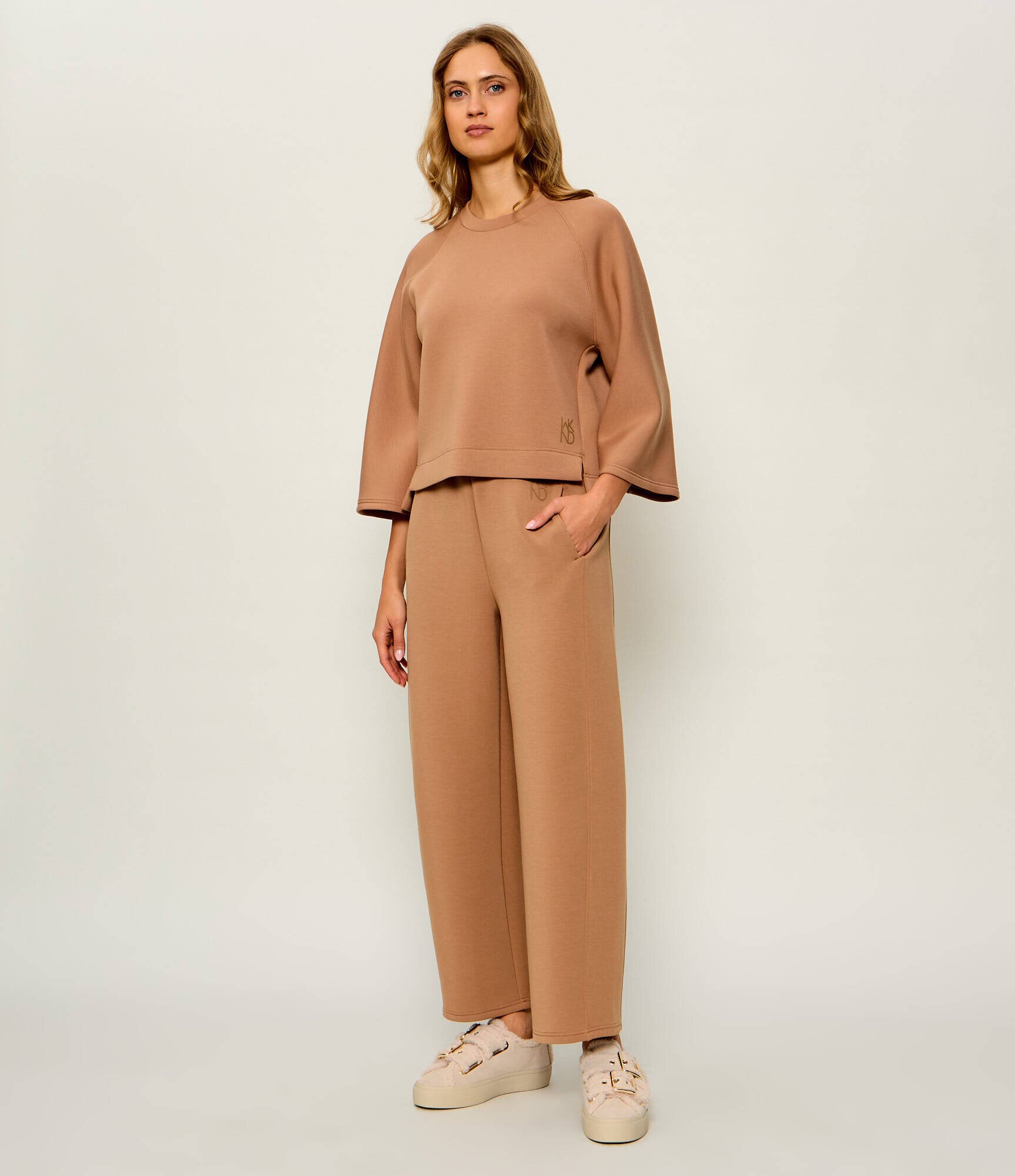 Inuikii Sneakers Low | shearling | piele întoarsă