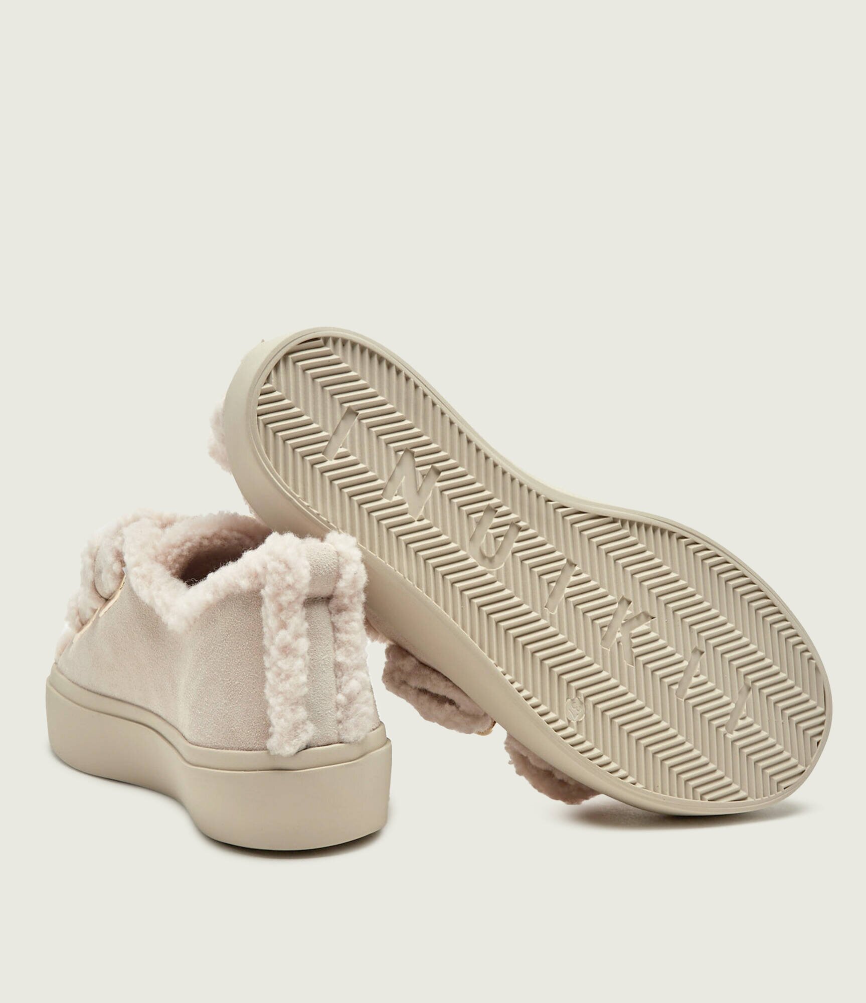 Inuikii Sneakers Low | shearling | piele întoarsă