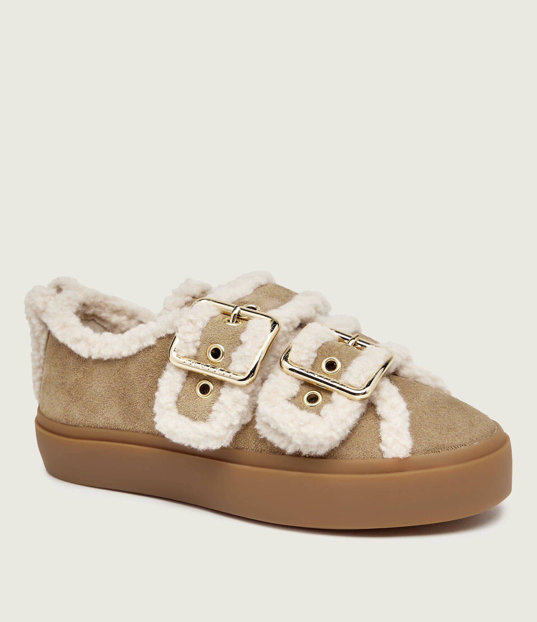 Inuikii Sneakers Low | shearling | piele întoarsă