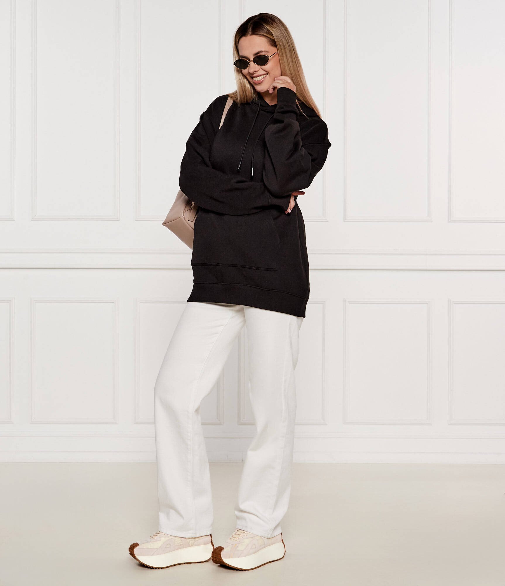Inuikii Sneakers Maribella cu adaos de piele