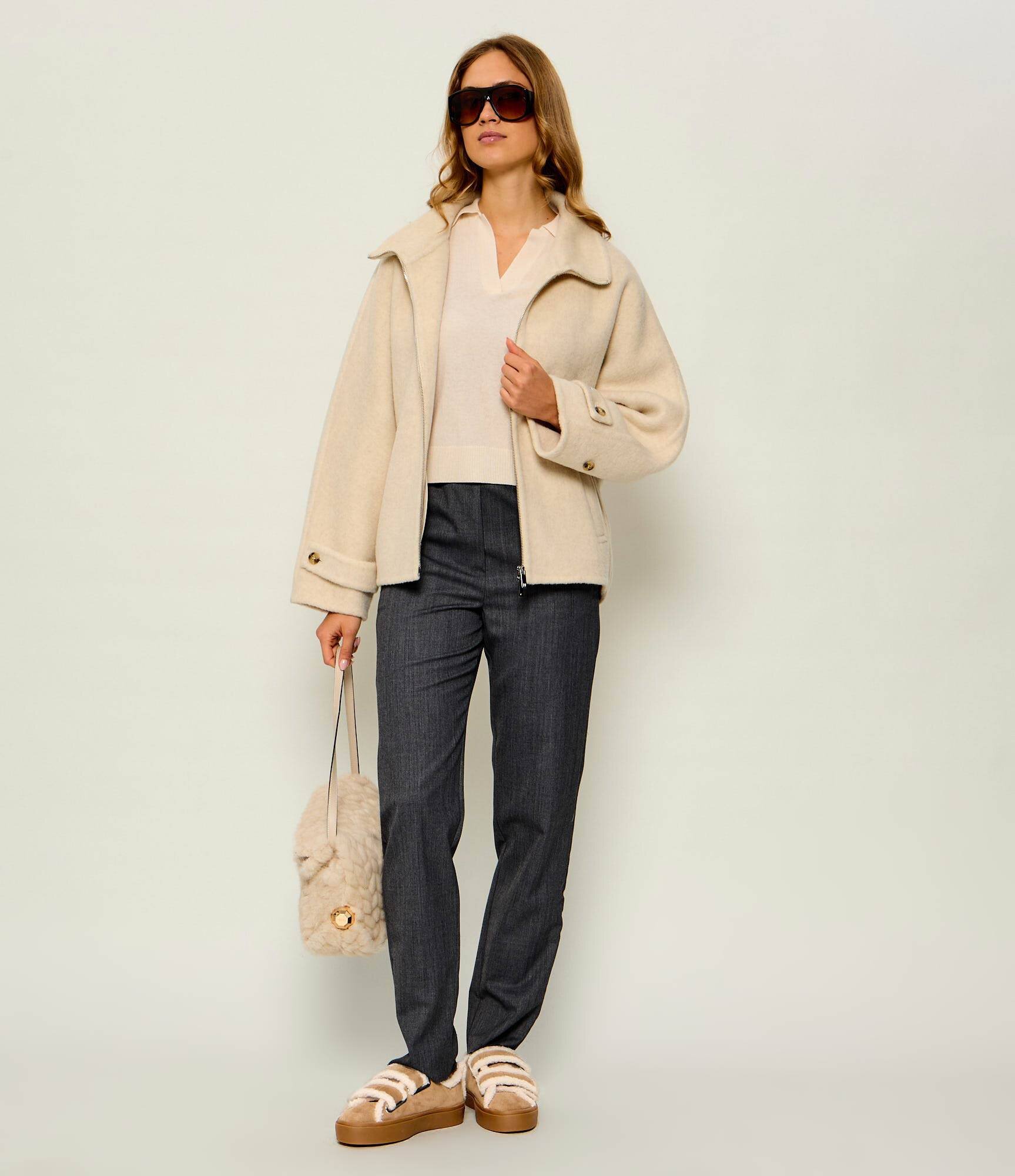 Inuikii Teniși din piele Velcro | shearling