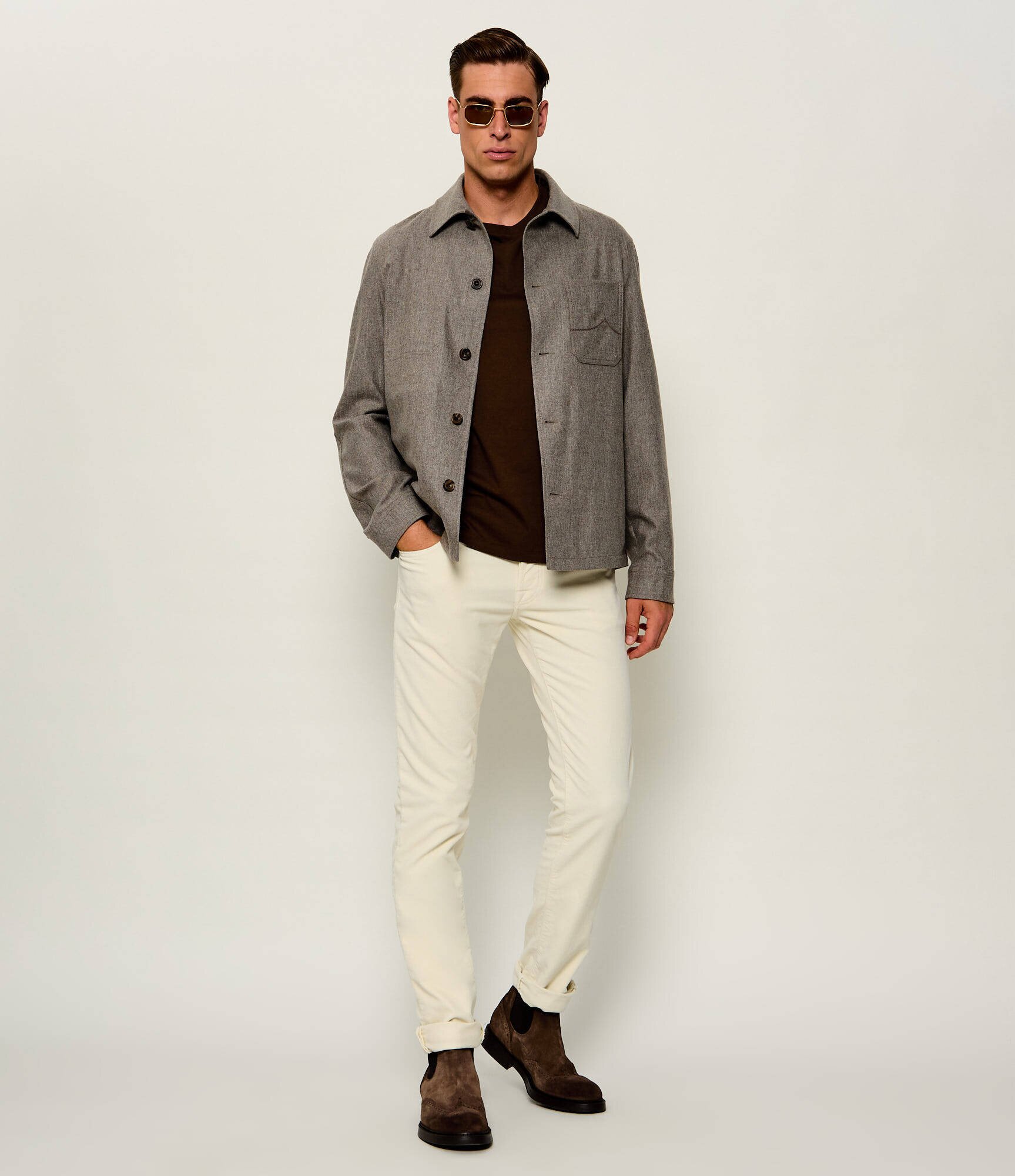 Jacob Cohën Pantaloni Bard | Slim Fit | catifea reiată
