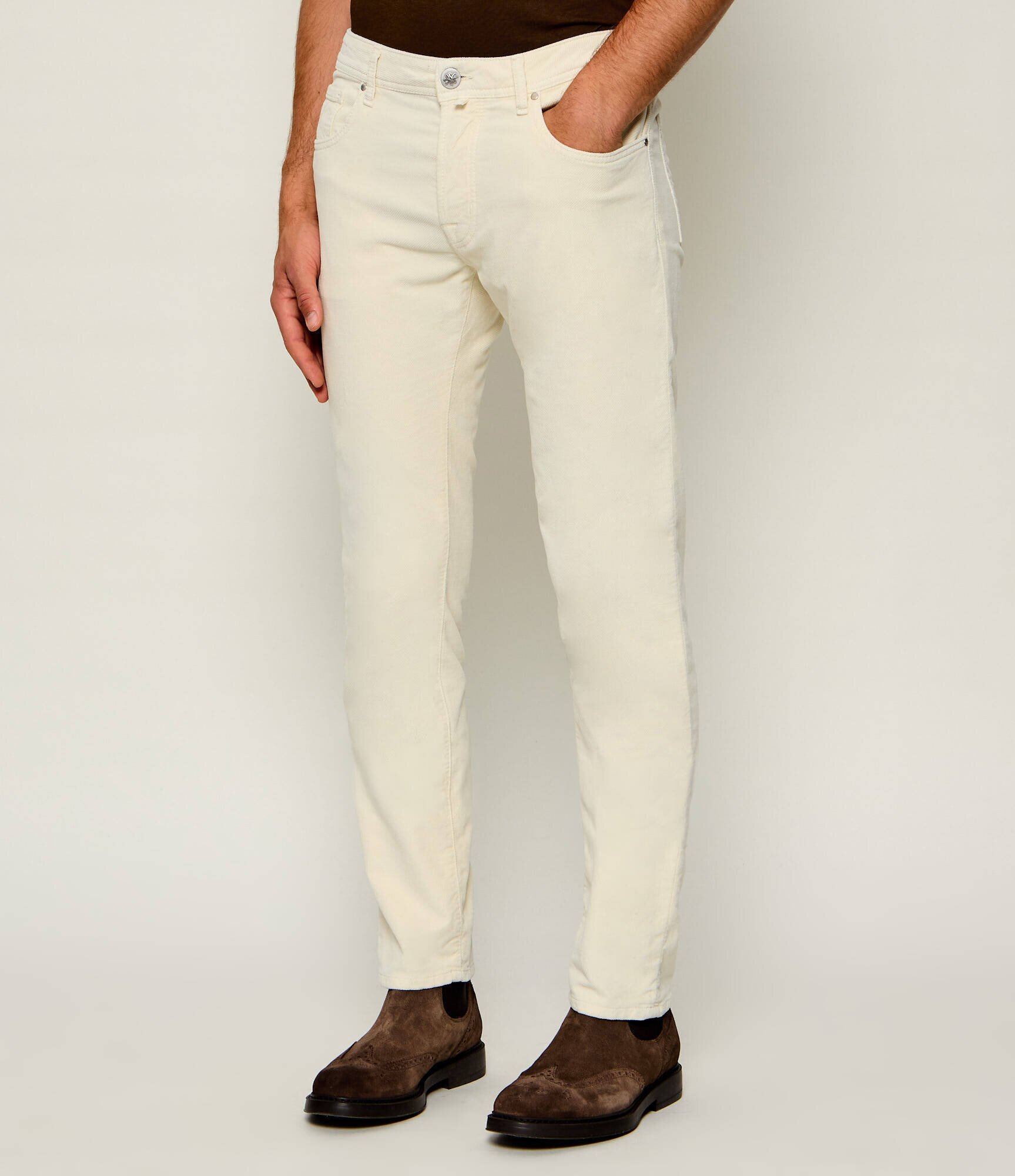 Jacob Cohën Pantaloni Bard | Slim Fit | catifea reiată
