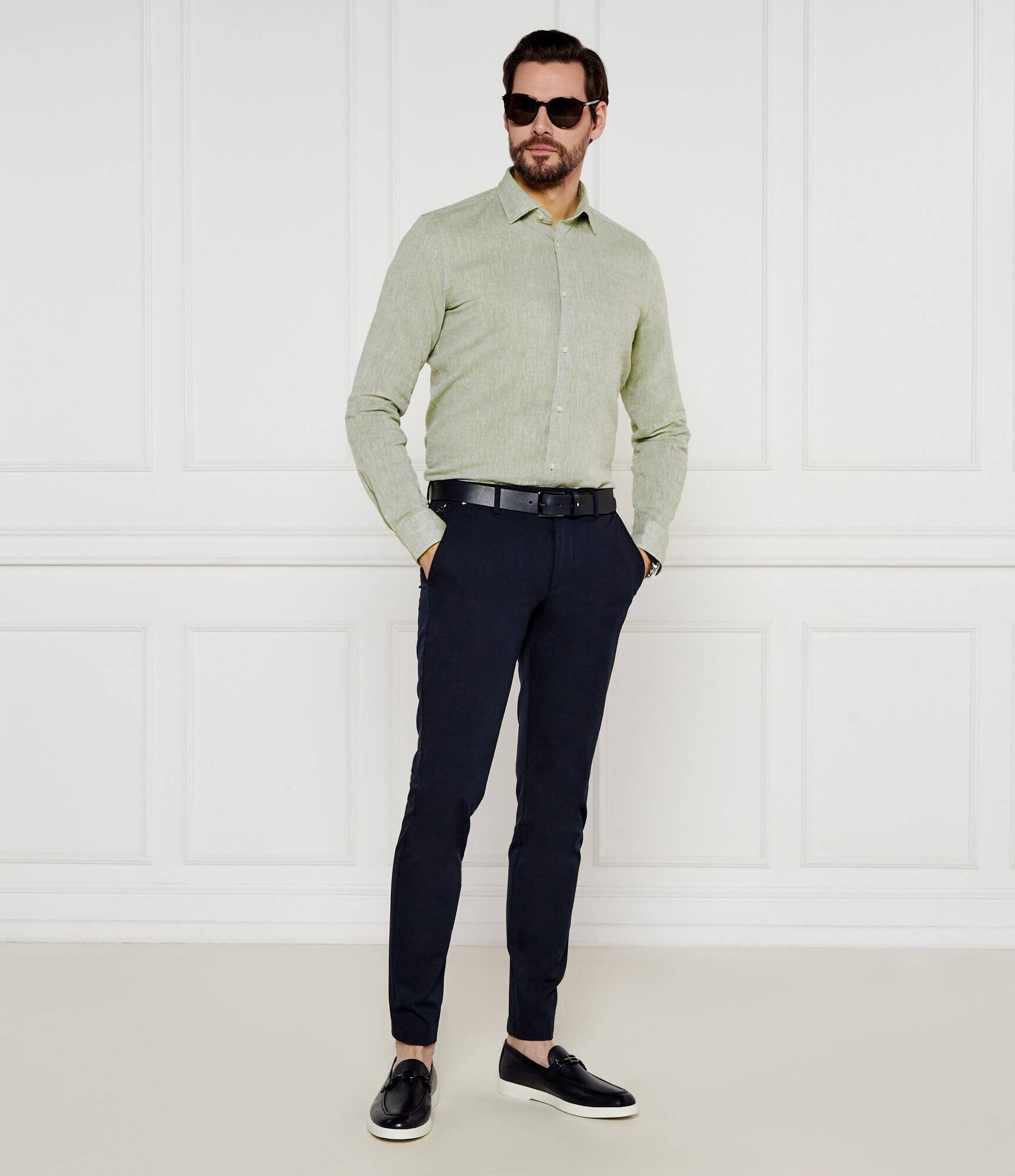 Joop! Cămașă Pit-W | Slim Fit | cu adaos de in