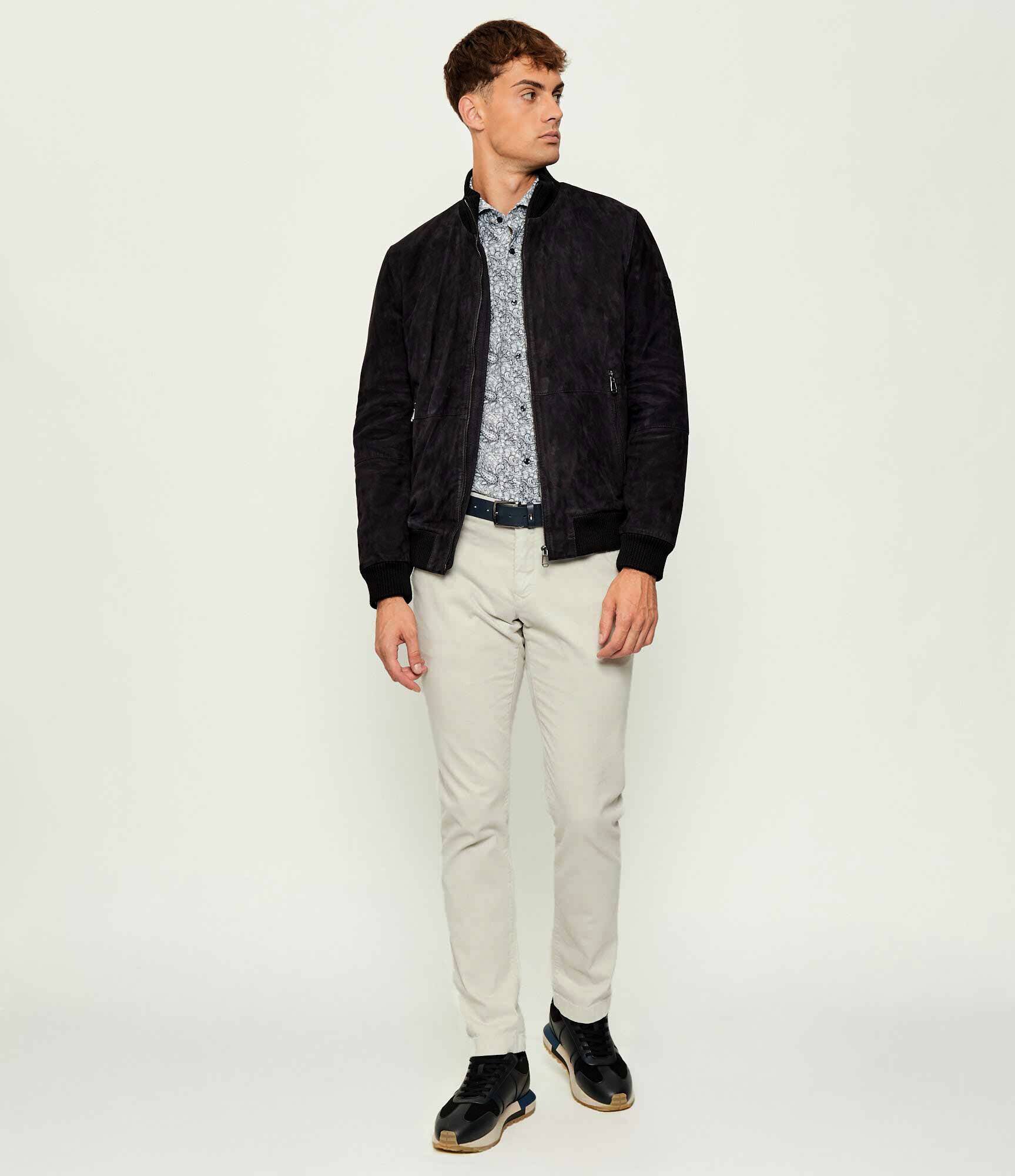 Joop! Geacă bomber Byll-W cu adaos de lână | regular fit | piele întoarsă