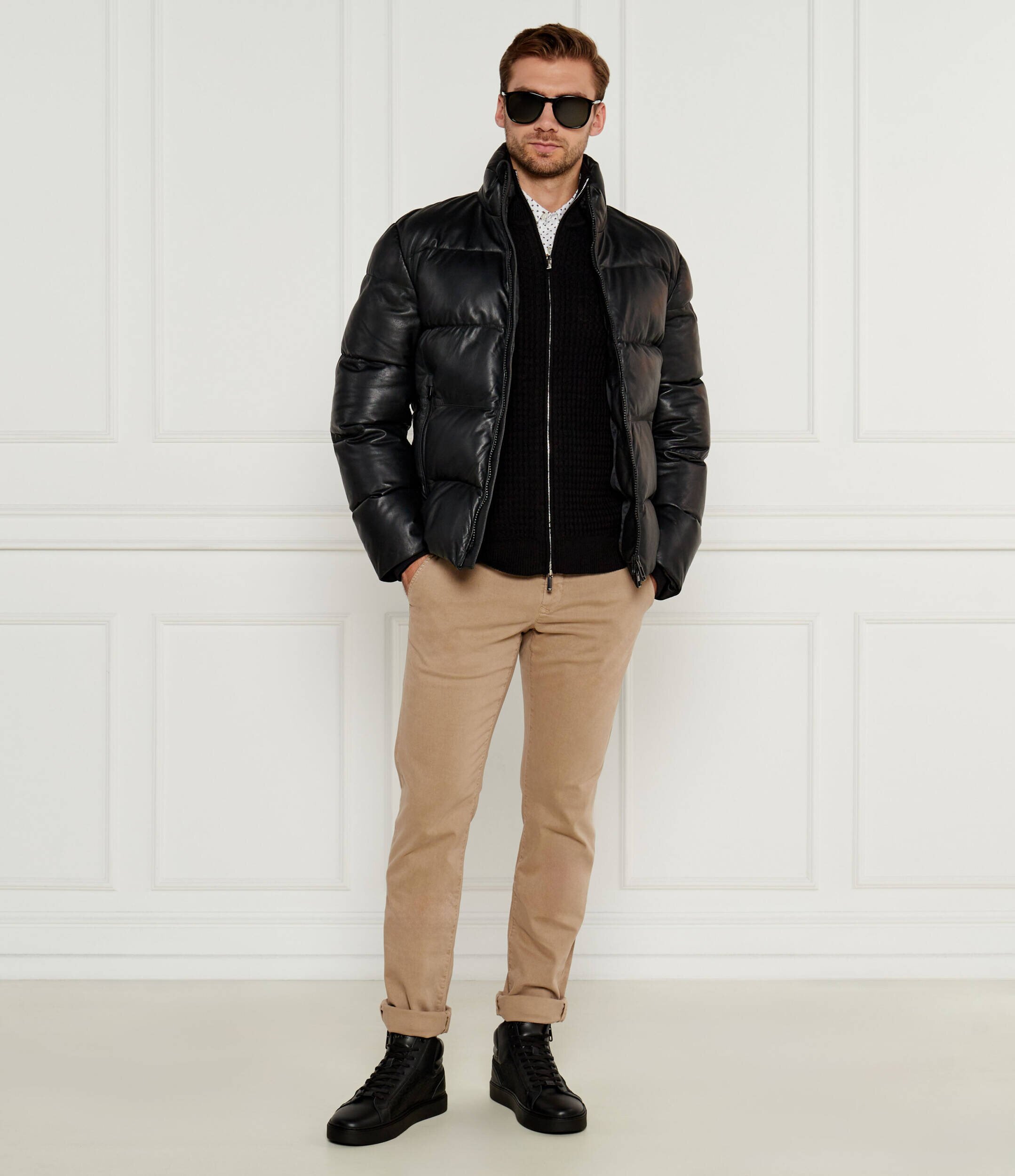 Joop! Geacă de piele Loman | Loose fit