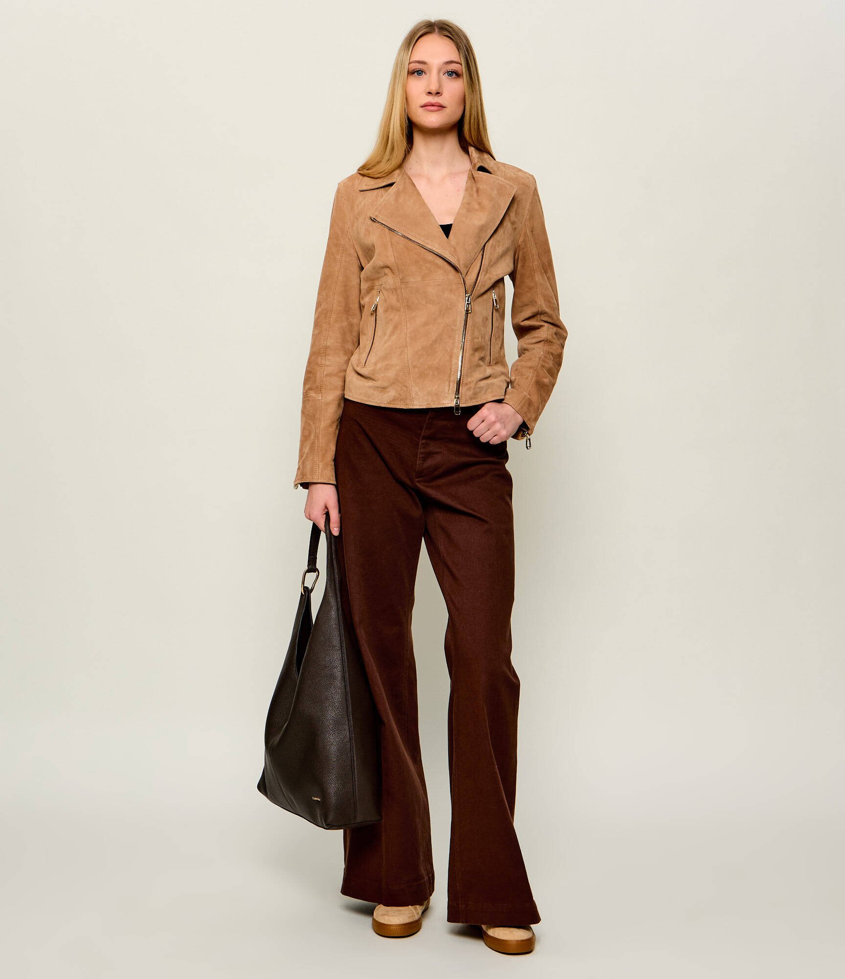 Joop! Geacă de piele Luisa | regular fit | piele întoarsă